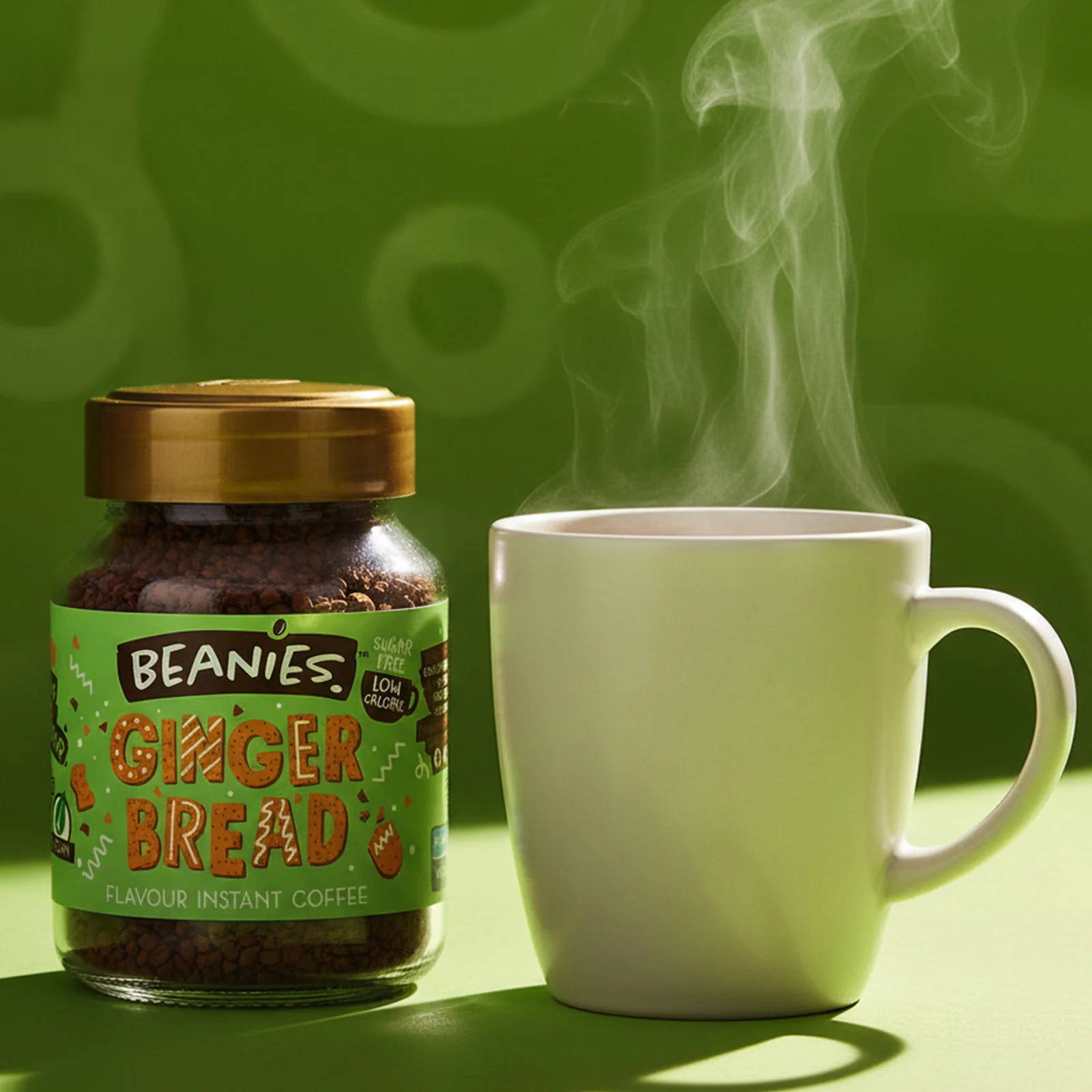 Beanies Gingerbread Flavoured Instant Coffee 50g - Image 4