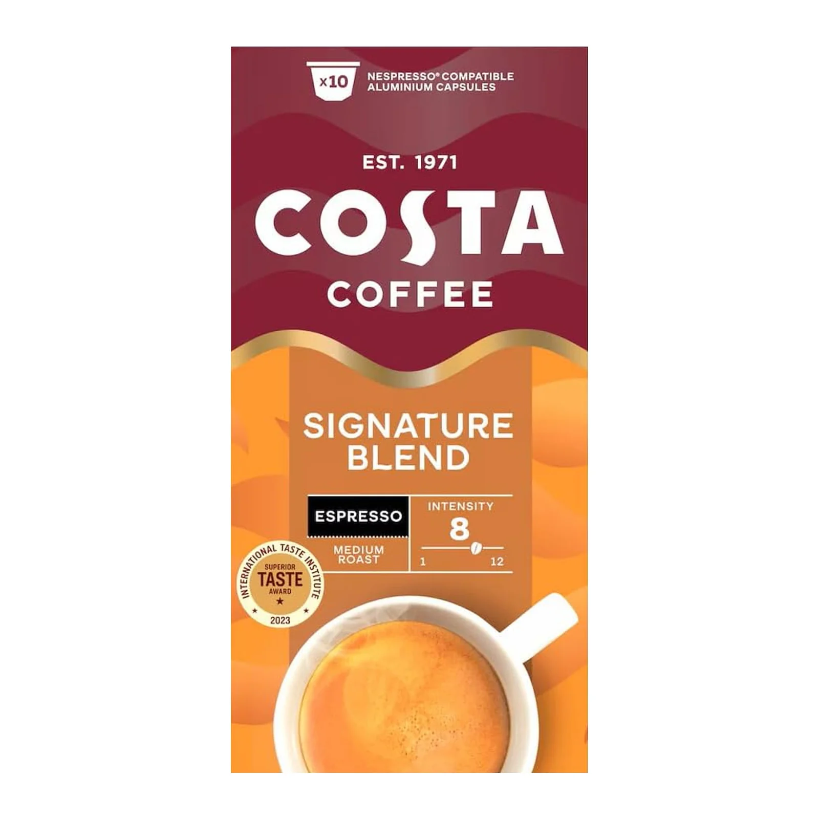 Costa Coffee Signature Blend Espresso 10 Capsule Nespresso Compatible Pods - Image 3