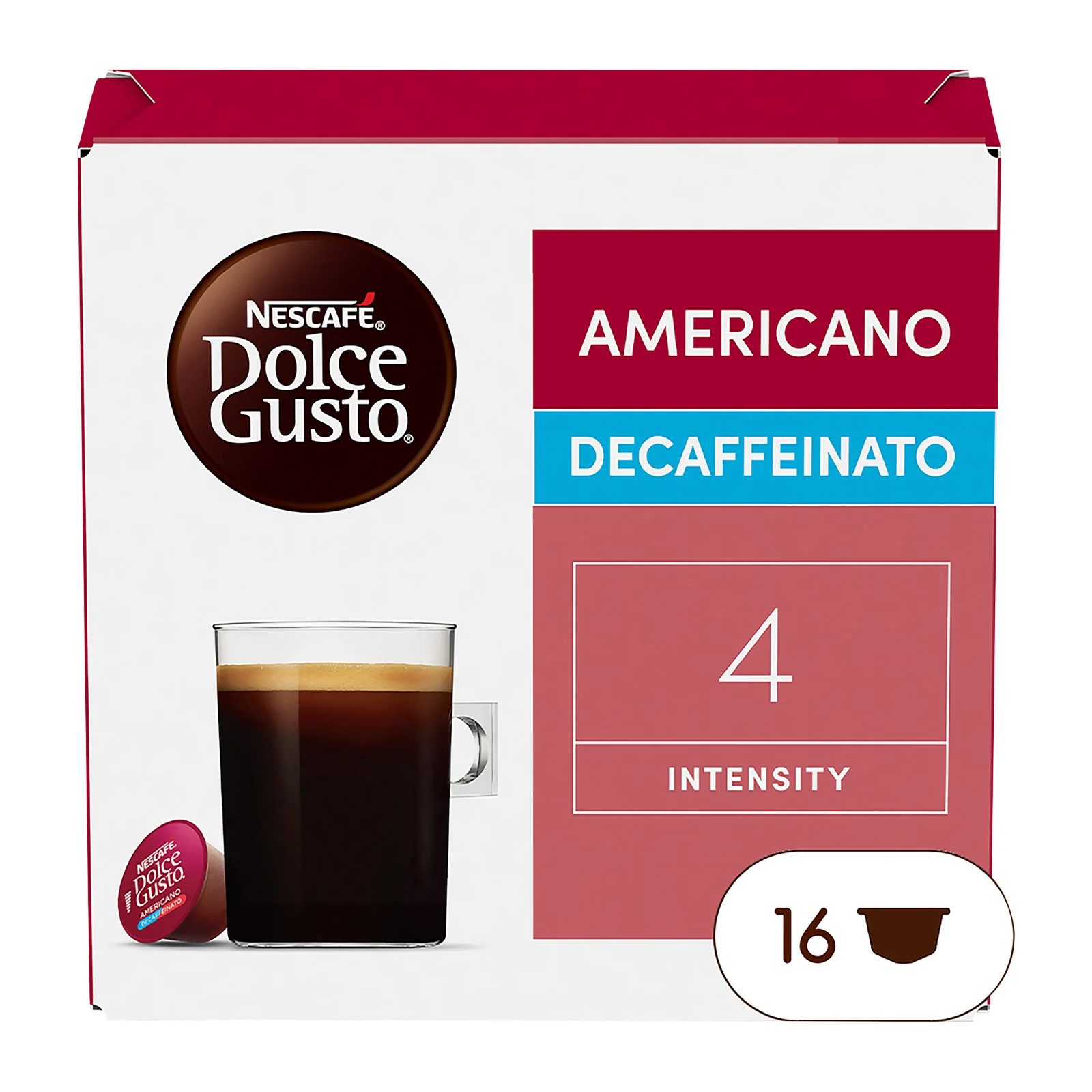 Dolce Gusto Americano Decaffeinato Coffee Pods - Image 2