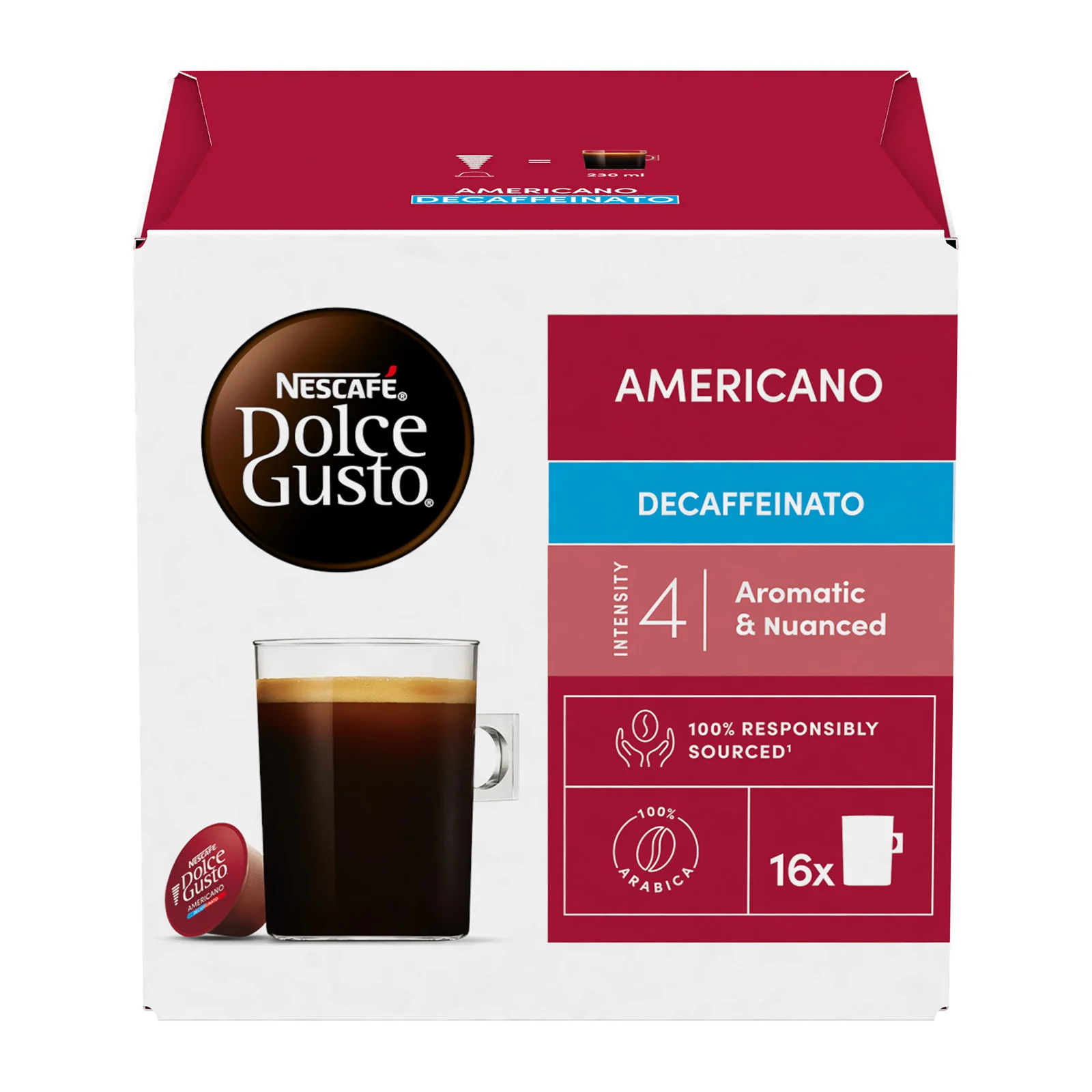 Dolce Gusto Americano Decaffeinato Coffee Pods - Image 6