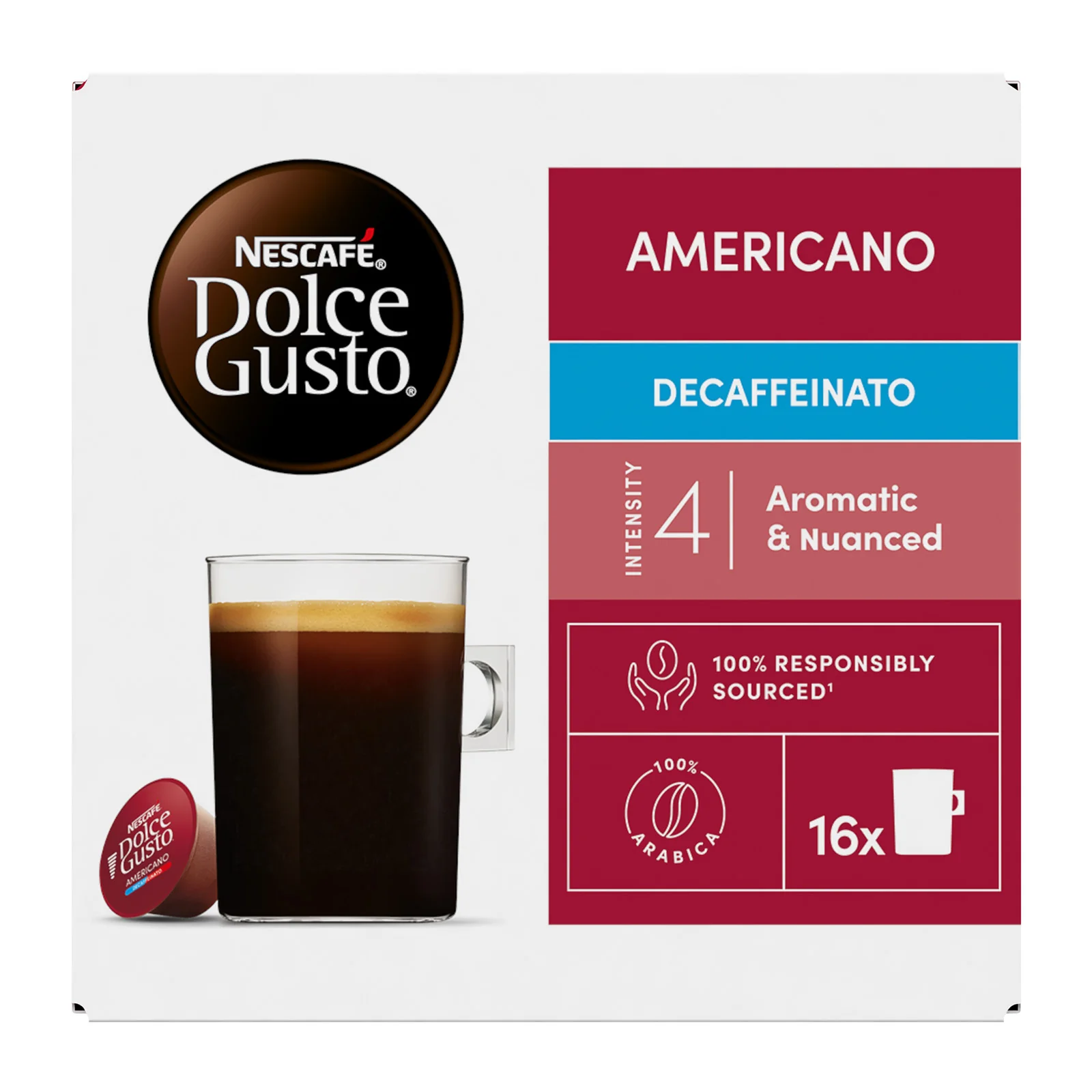 Dolce Gusto Americano Decaffeinato Coffee Pods - Image 7