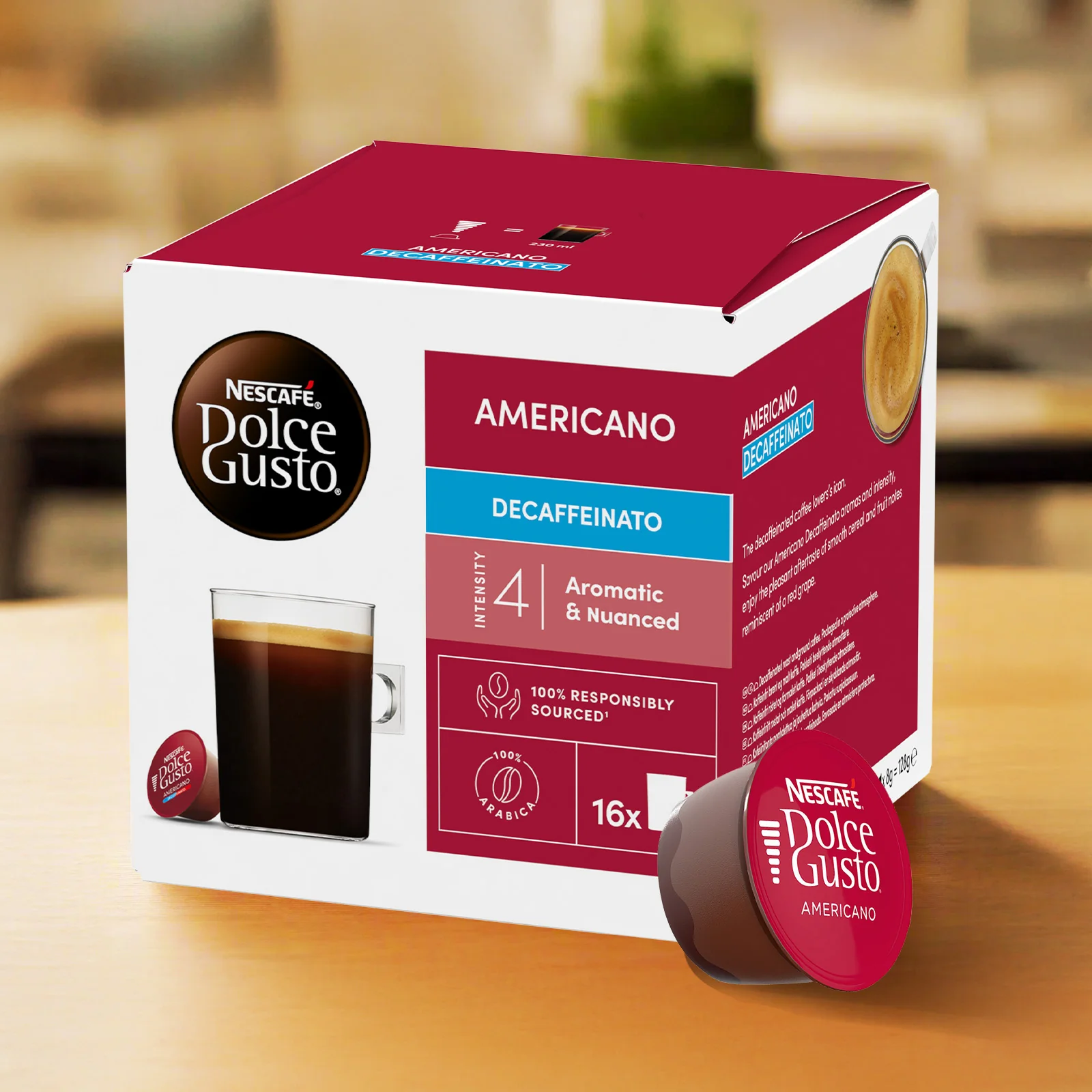 Dolce Gusto Americano Decaffeinato Coffee Pods - Image 8