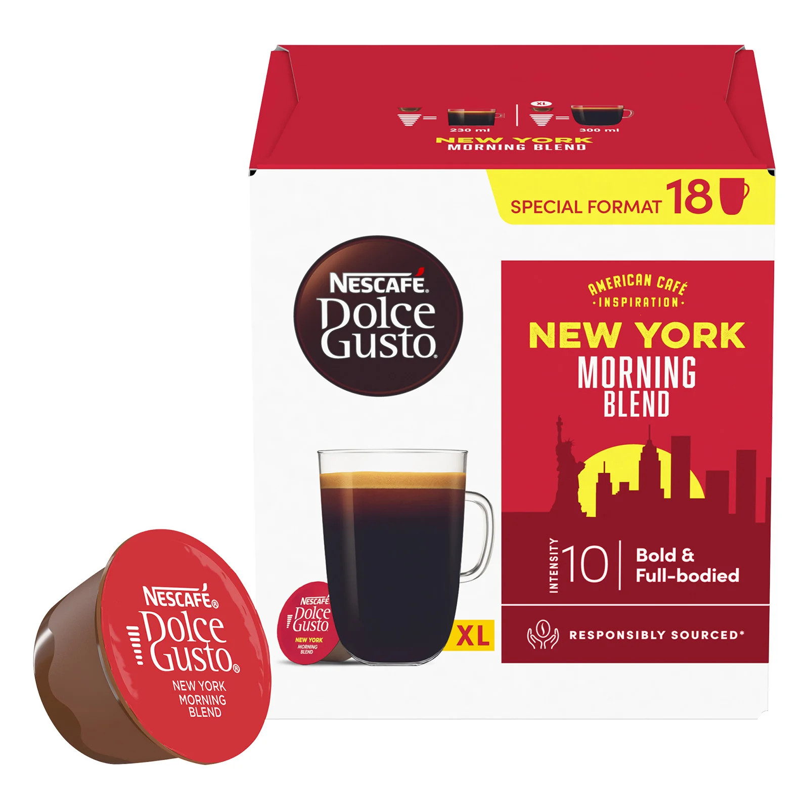 Dolce Gusto Americano New York Morning Blend Coffee Pods 1x18 - Image 3