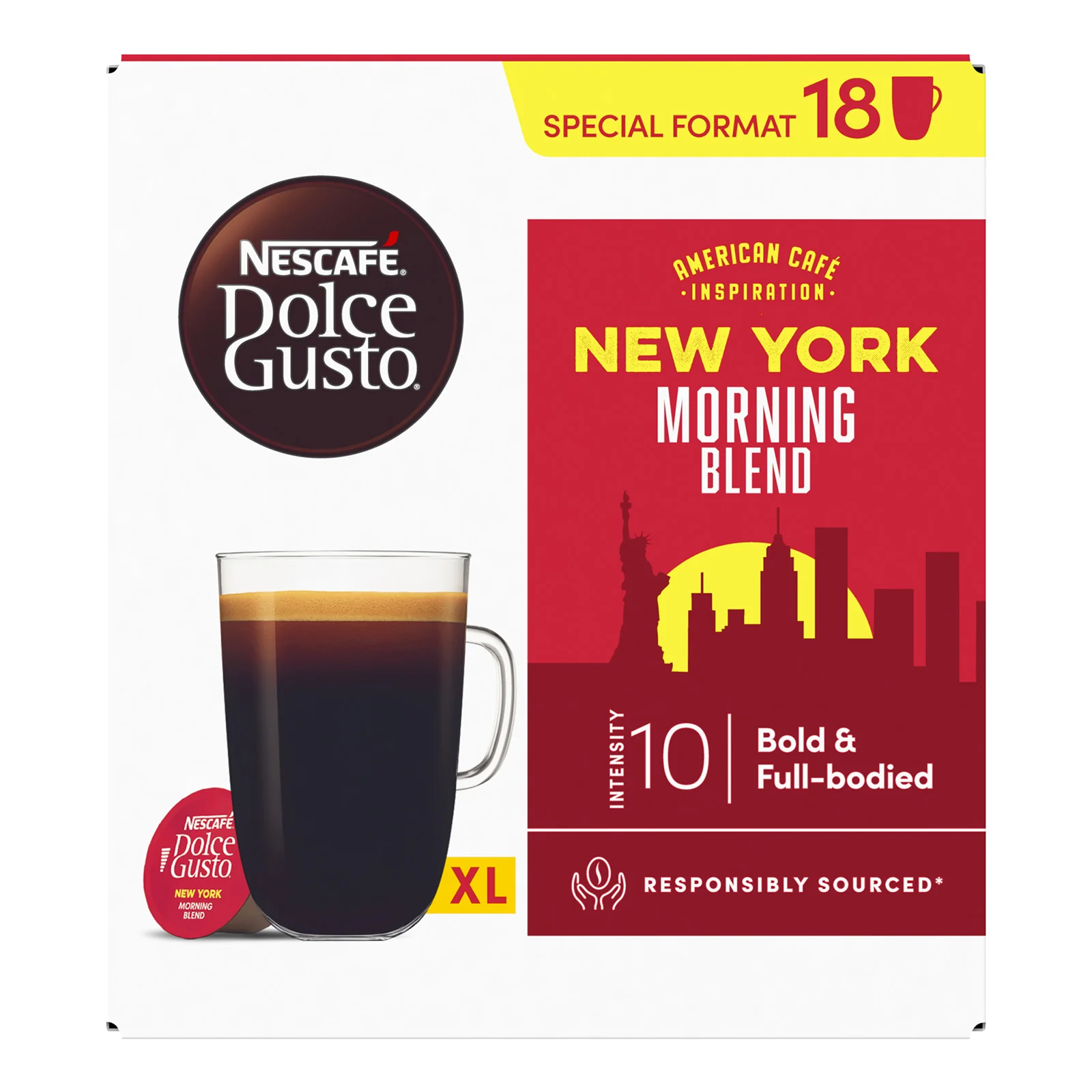 Dolce Gusto Americano New York Morning Blend Coffee Pods 1x18 - Image 5