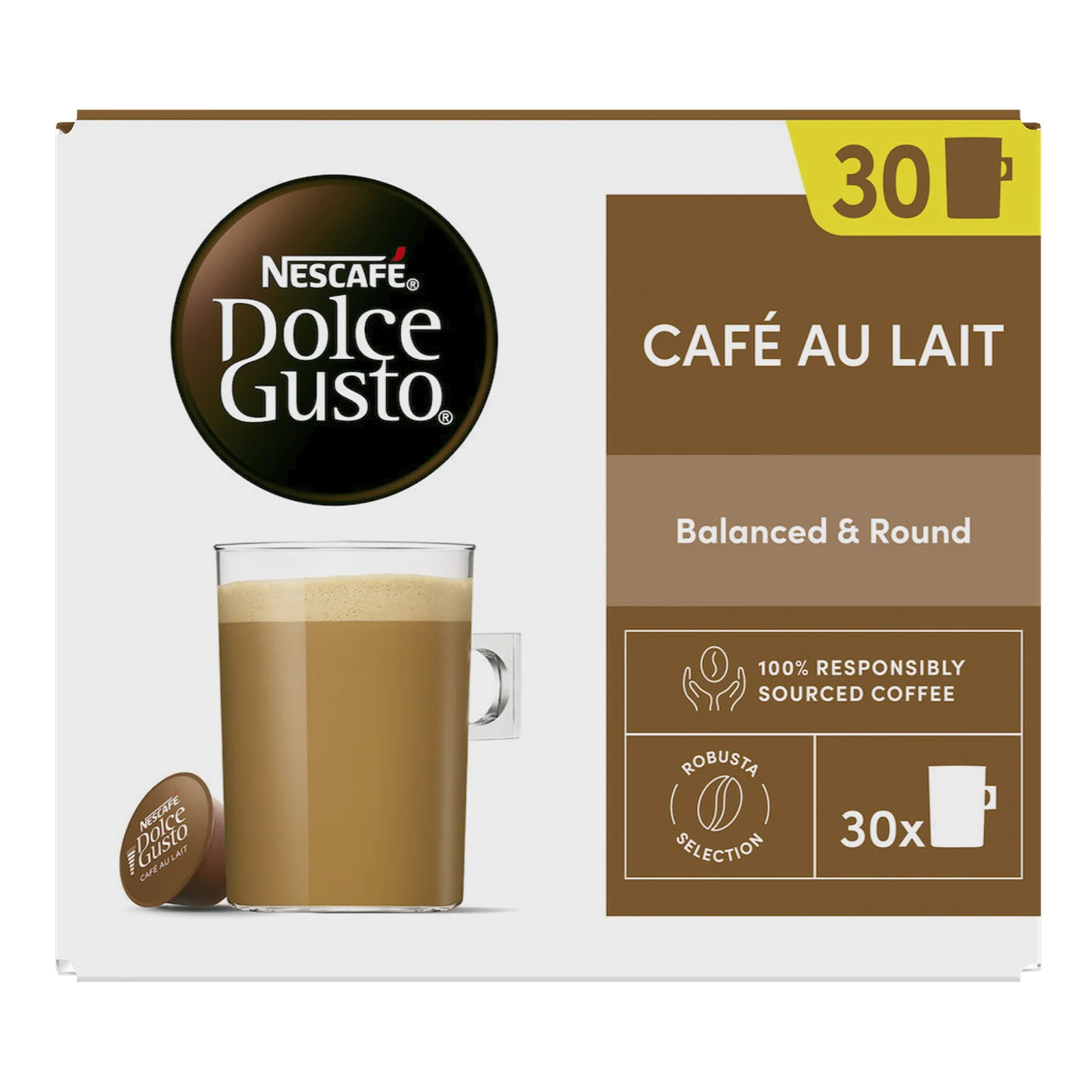 Dolce Gusto Cafe Au Lait 3x30 Coffee Pods - Image 7