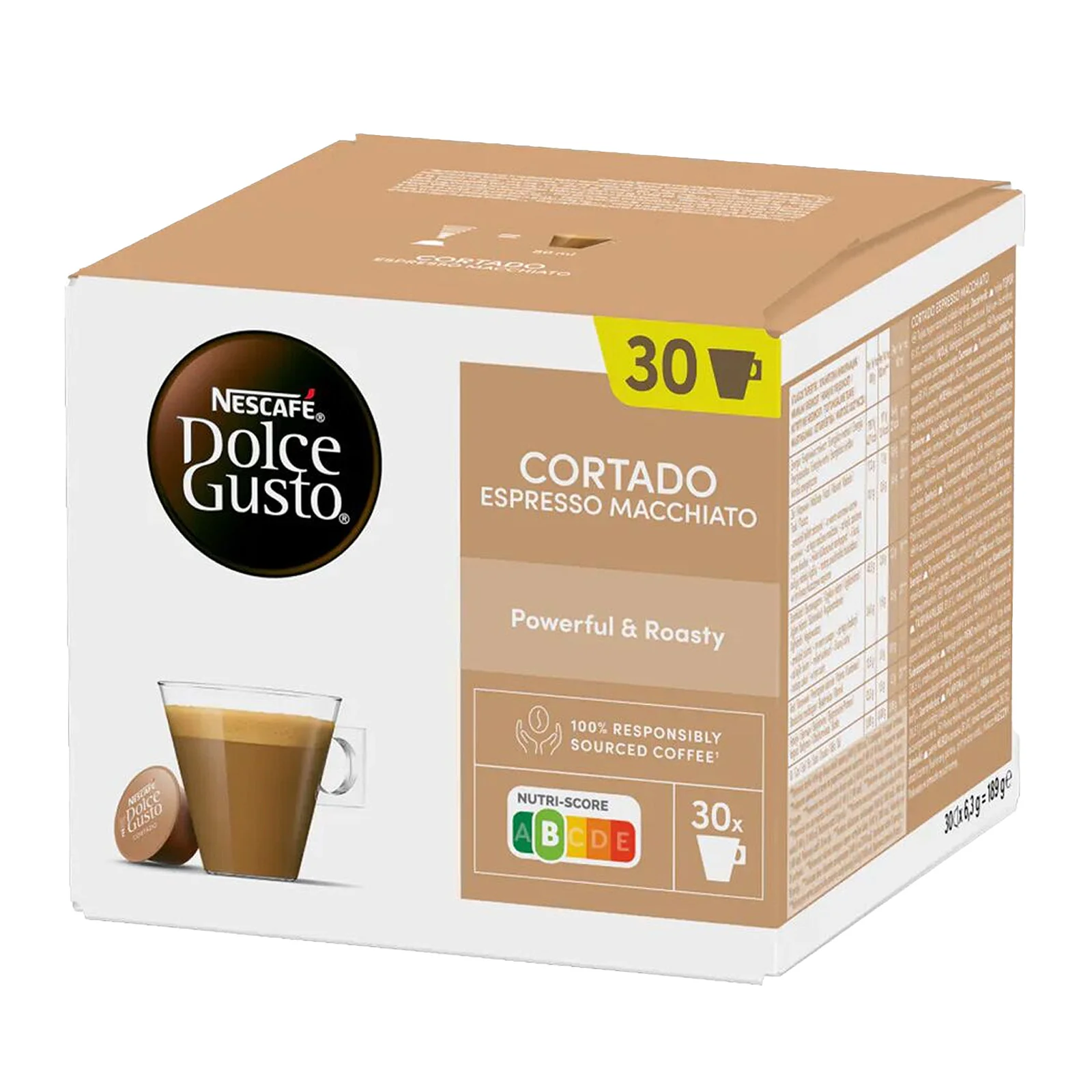 Dolce Gusto Espresso Cortado Macchiato x30 Coffee Pods - Image 2