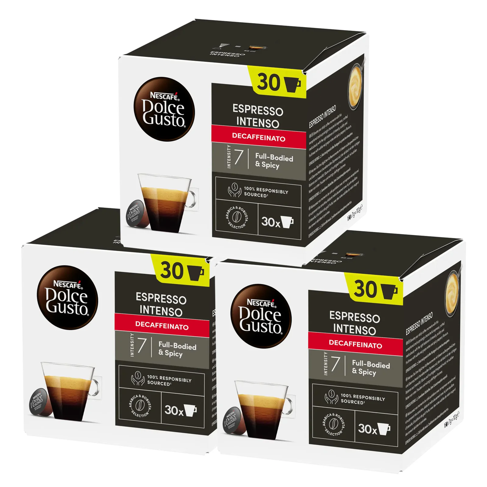 Dolce Gusto Espresso Intenso Decaf 3x30 Coffee Pods - Image 2