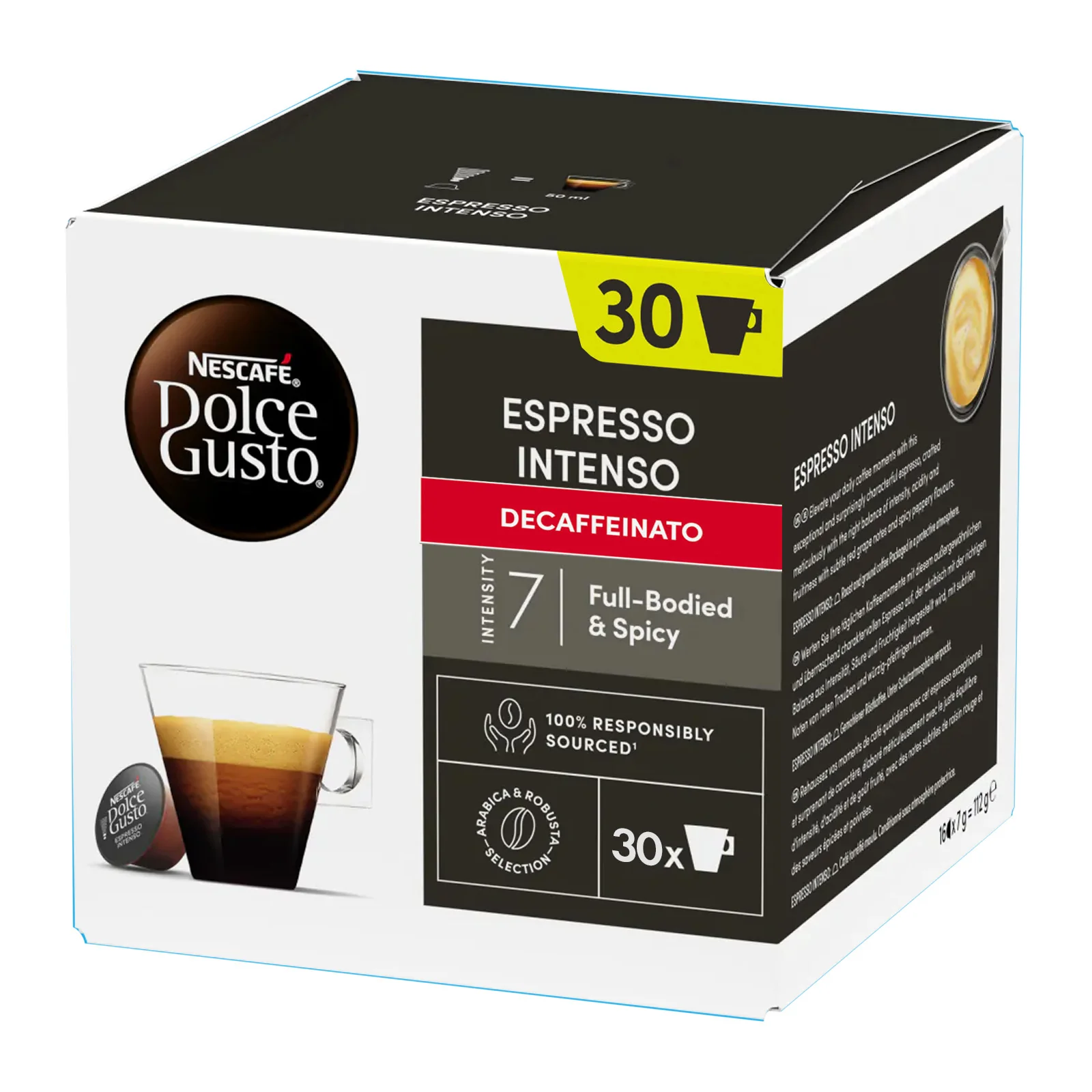 Dolce Gusto Espresso Intenso Decaf 3x30 Coffee Pods - Image 3