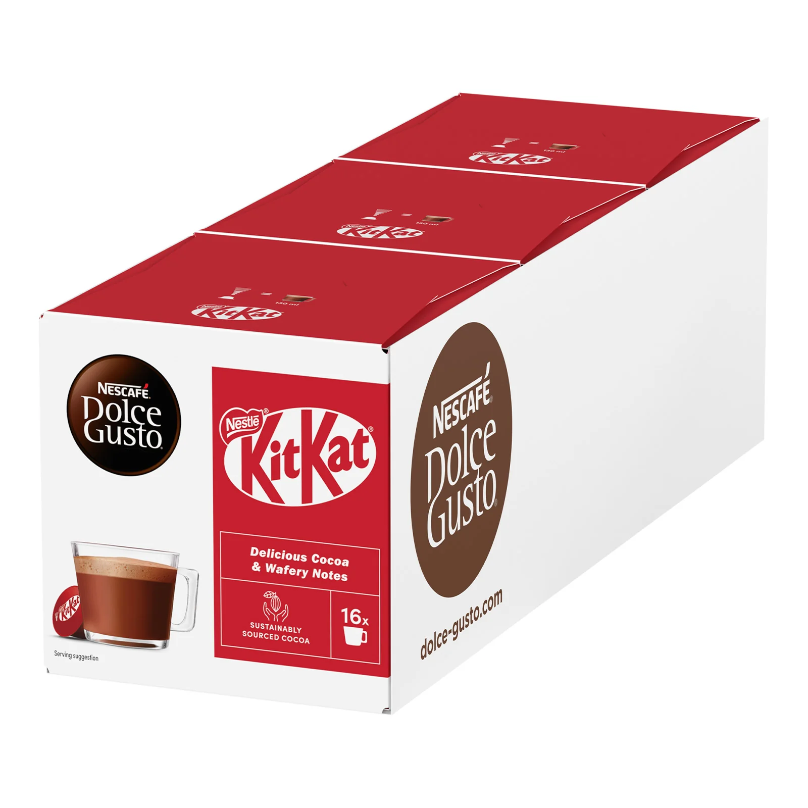 Dolce Gusto KitKat Hot Chocolate Pods - Case - Image 2
