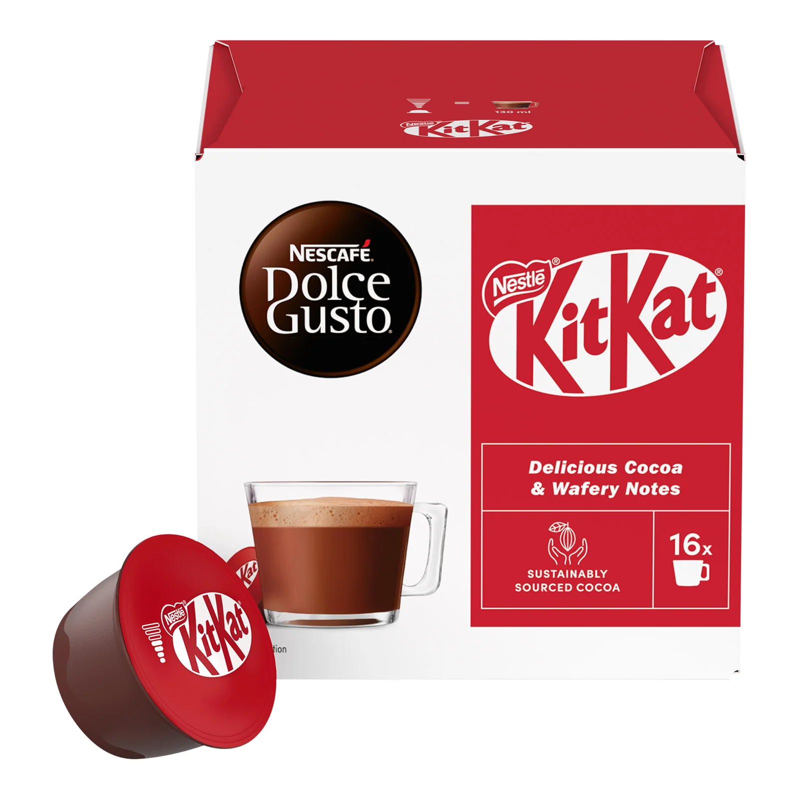Dolce Gusto KitKat Hot Chocolate Pods x16 - Image 6