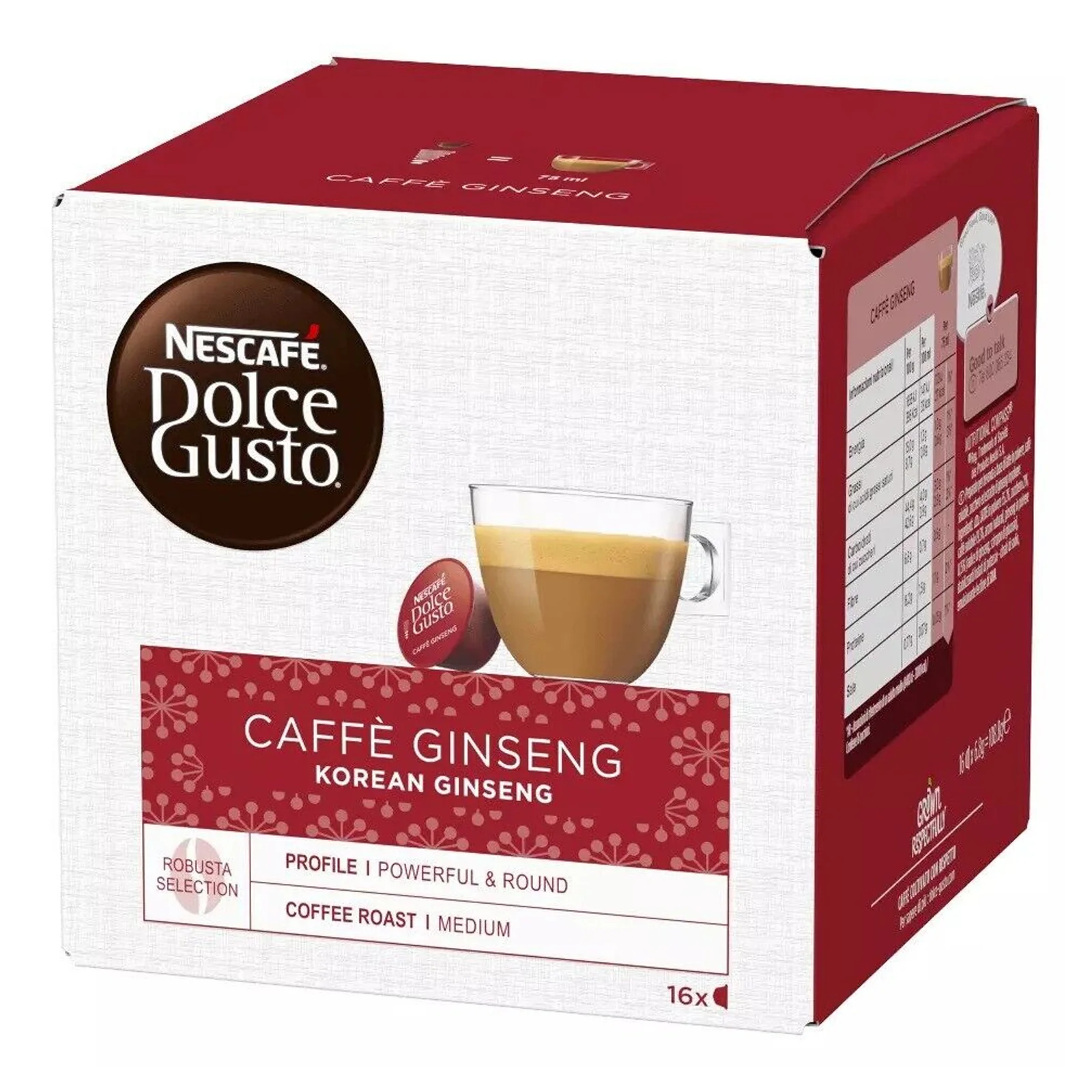 Dolce Gusto Korean Caffé Ginseng Coffee Pods 1x16 - Image 3