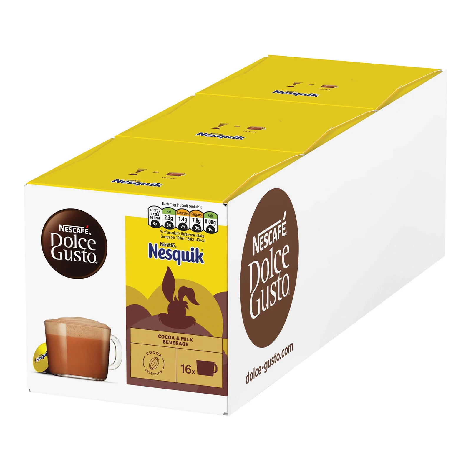 Dolce Gusto Nesquik Hot Chocolate Pods - Case - Image 3
