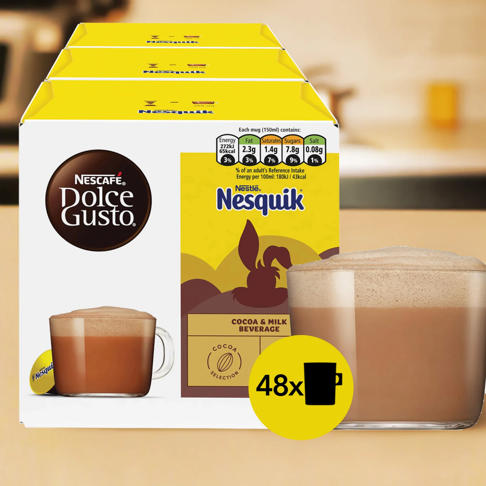 Dolce Gusto Nesquik Hot Chocolate Pods - Case - Image 7