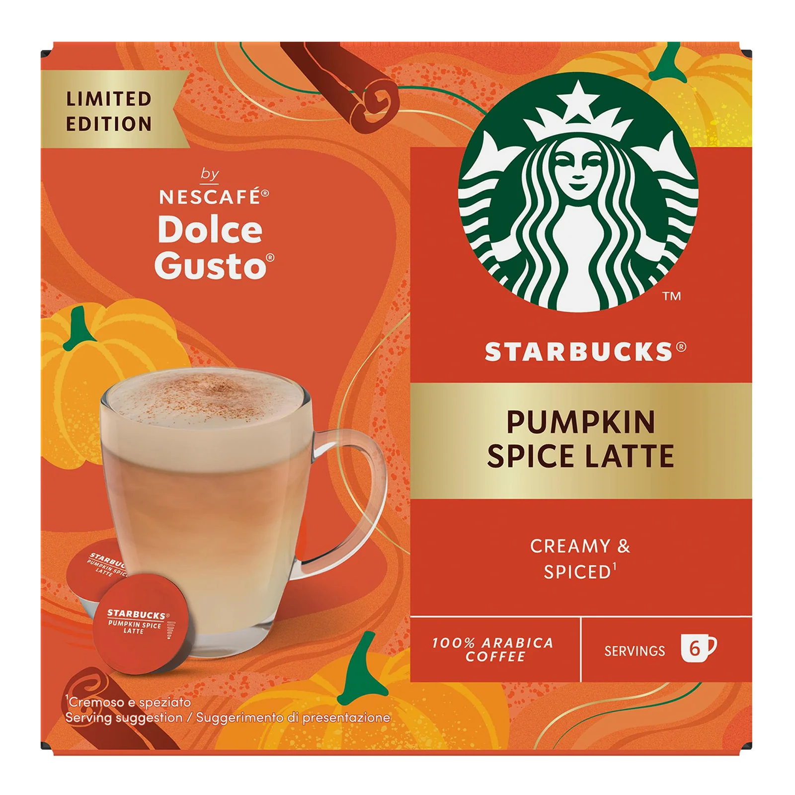 Dolce Gusto Starbucks Pumpkin Spice Latte Coffee Pods - Image 4