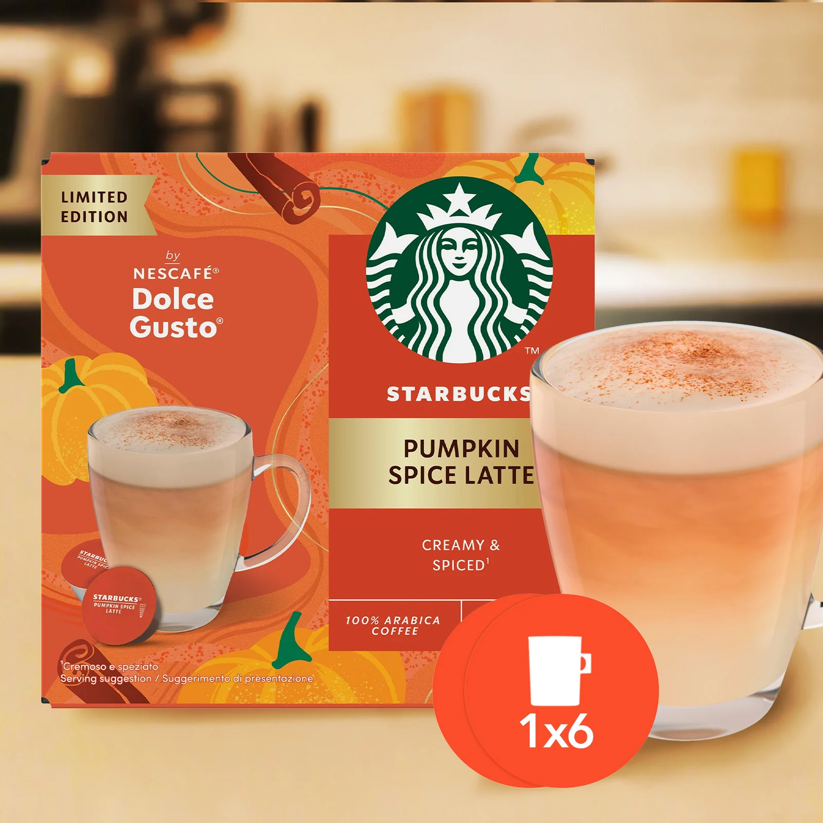 Dolce Gusto Starbucks Pumpkin Spice Latte Coffee Pods - Image 6