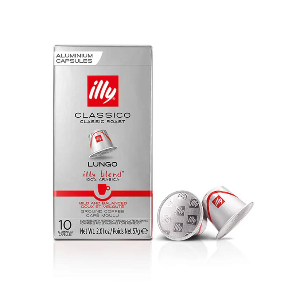 Illy Nespresso Compatible Coffee Pods 10: Lungo Classico - Image 3