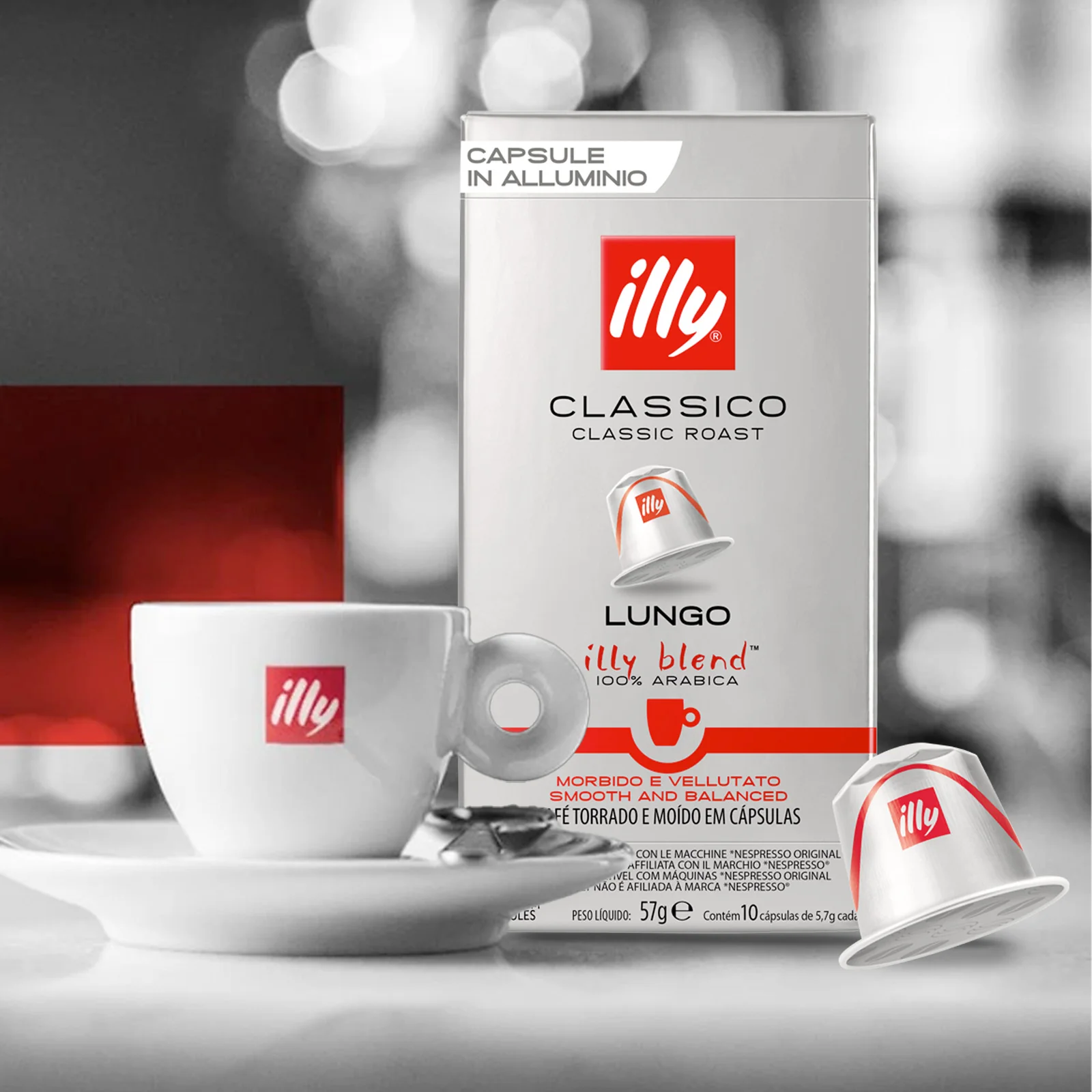 Illy Nespresso Compatible Coffee Pods 10: Lungo Classico - Image 4