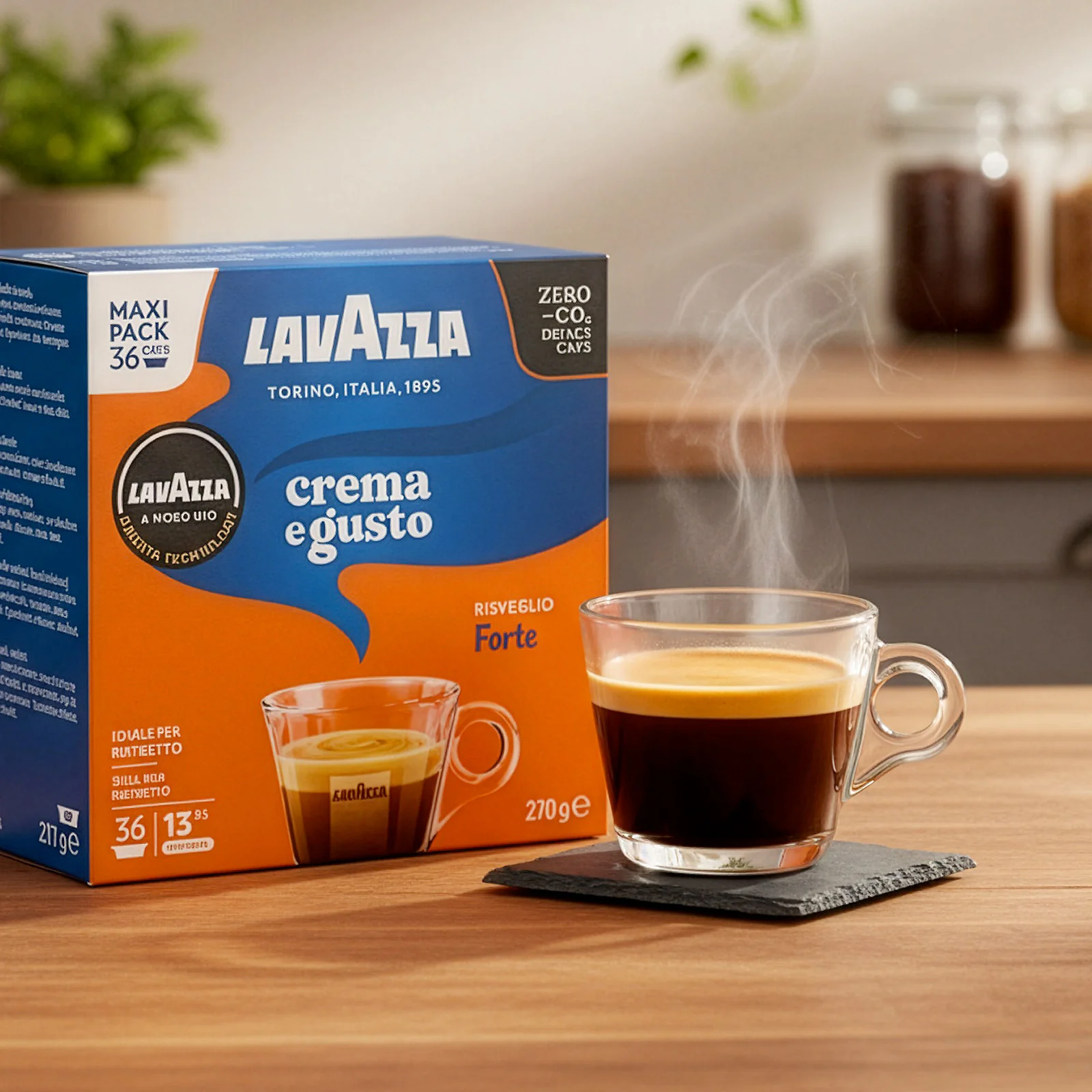Lavazza A Modo Mio Crema E Gusto Forte Maxi Pack 36 Coffee Pods - Image 4