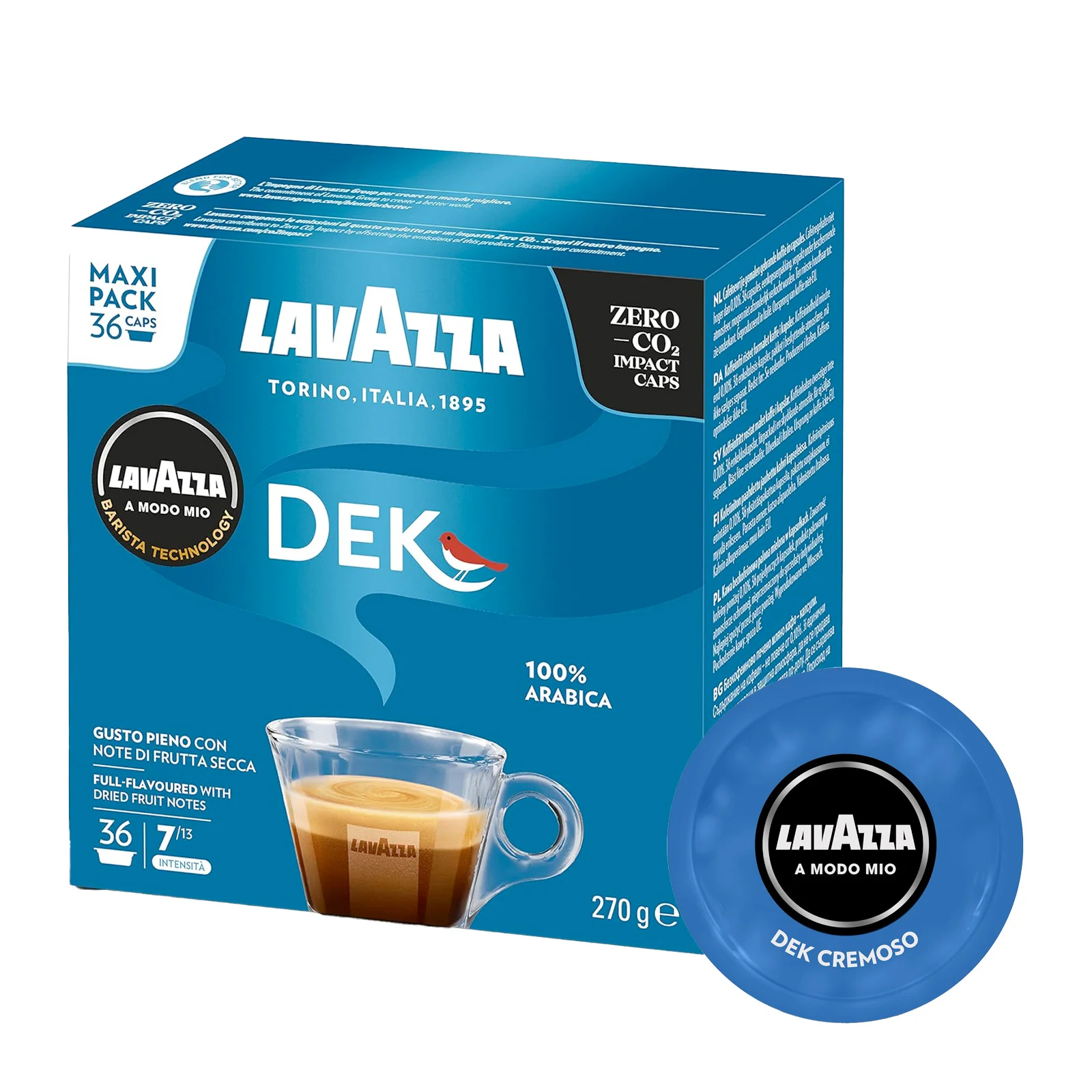 Lavazza A Modo Mio Decaffeinated Maxi Pack 36 Coffee Pods - Image 2