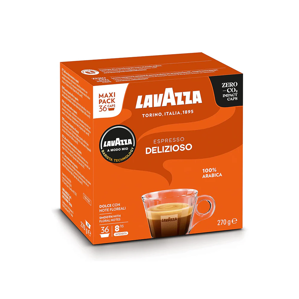 Lavazza A Modo Mio Espresso Delizioso Maxi Pack 36 Coffee Pods