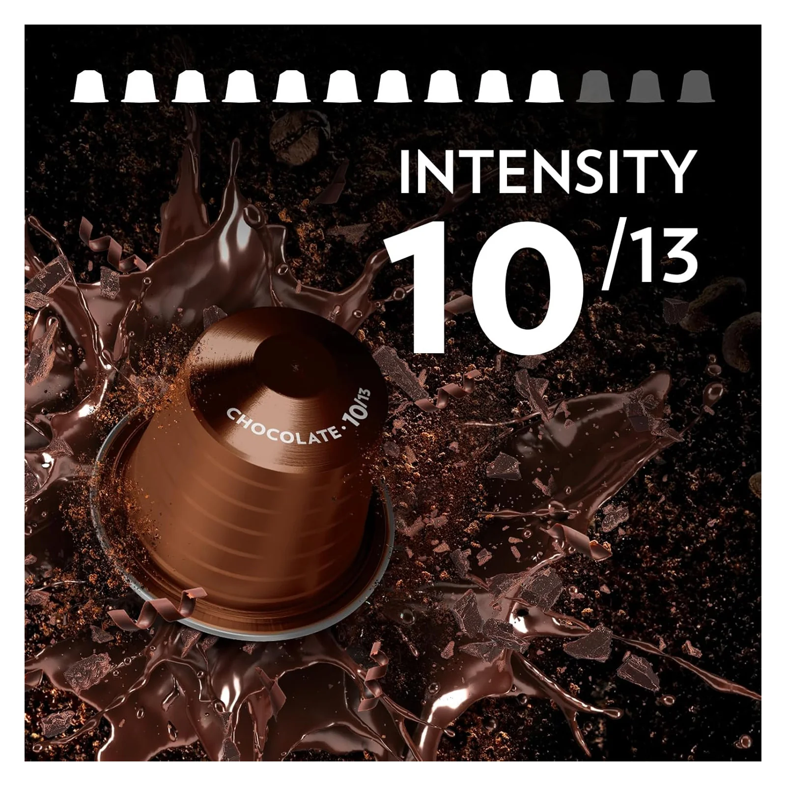 Lavazza Espresso Gourmet 10 Chocolate Capsule Nespresso Compatible Pods - Image 4