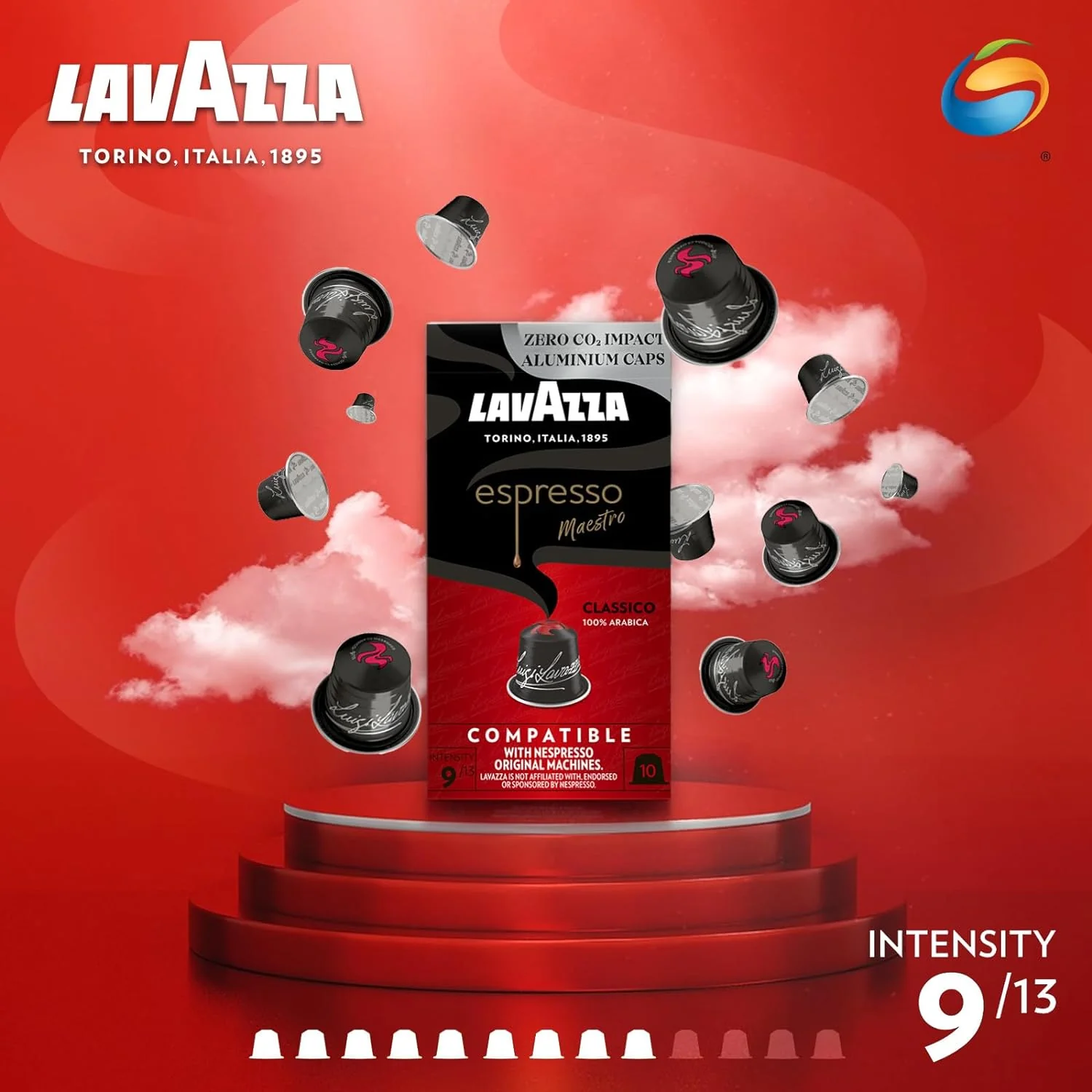 Lavazza Maestro Espresso Classico 10 Capsule Nespresso Compatible Pods - Image 6
