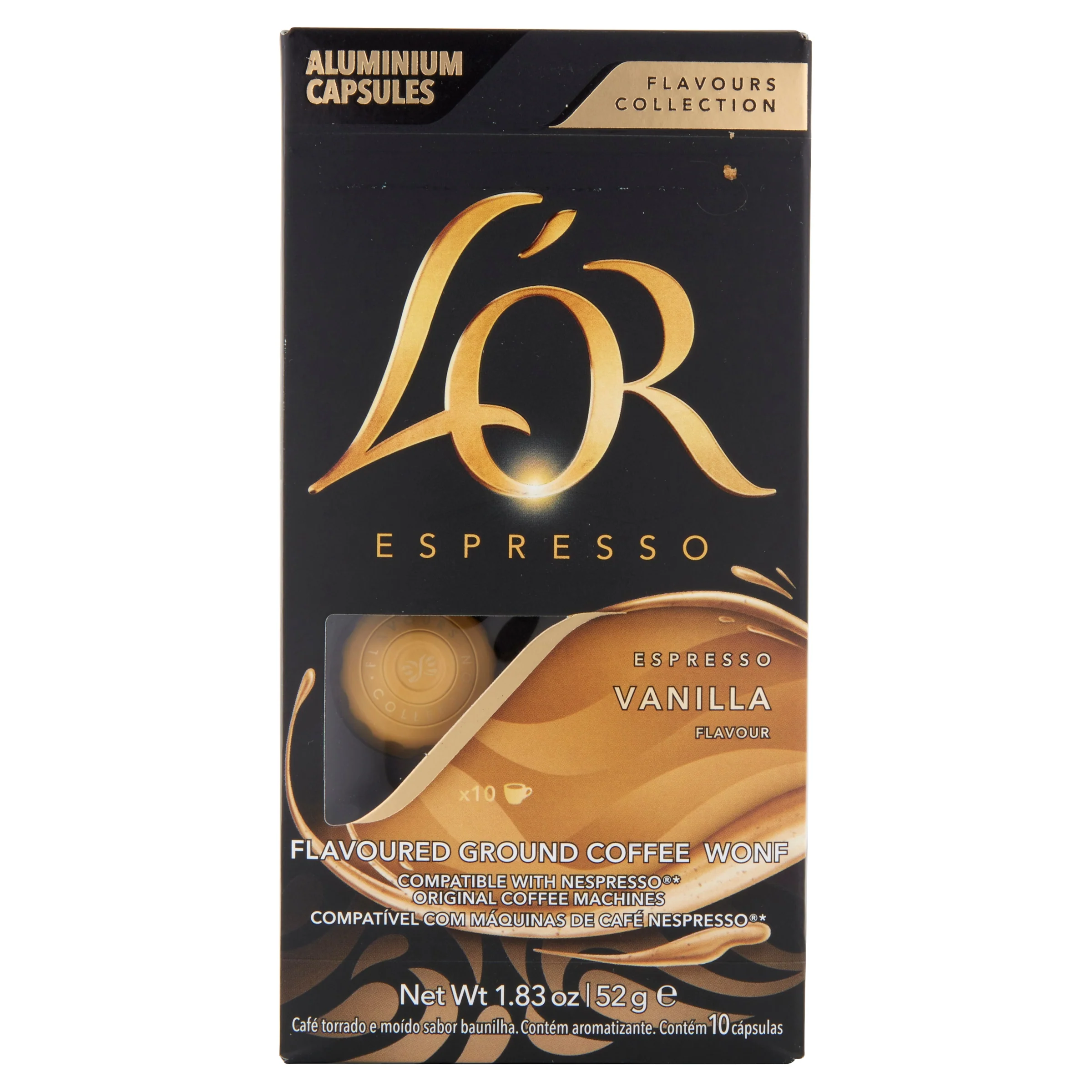 L'OR Espresso Vanilla Flavour Coffee Capsules x10 Nespresso Compatible - Image 2