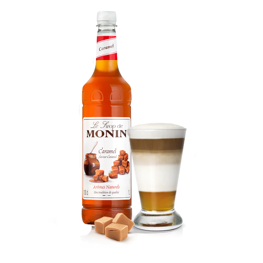 Monin Caramel Syrup 1L - Image 2