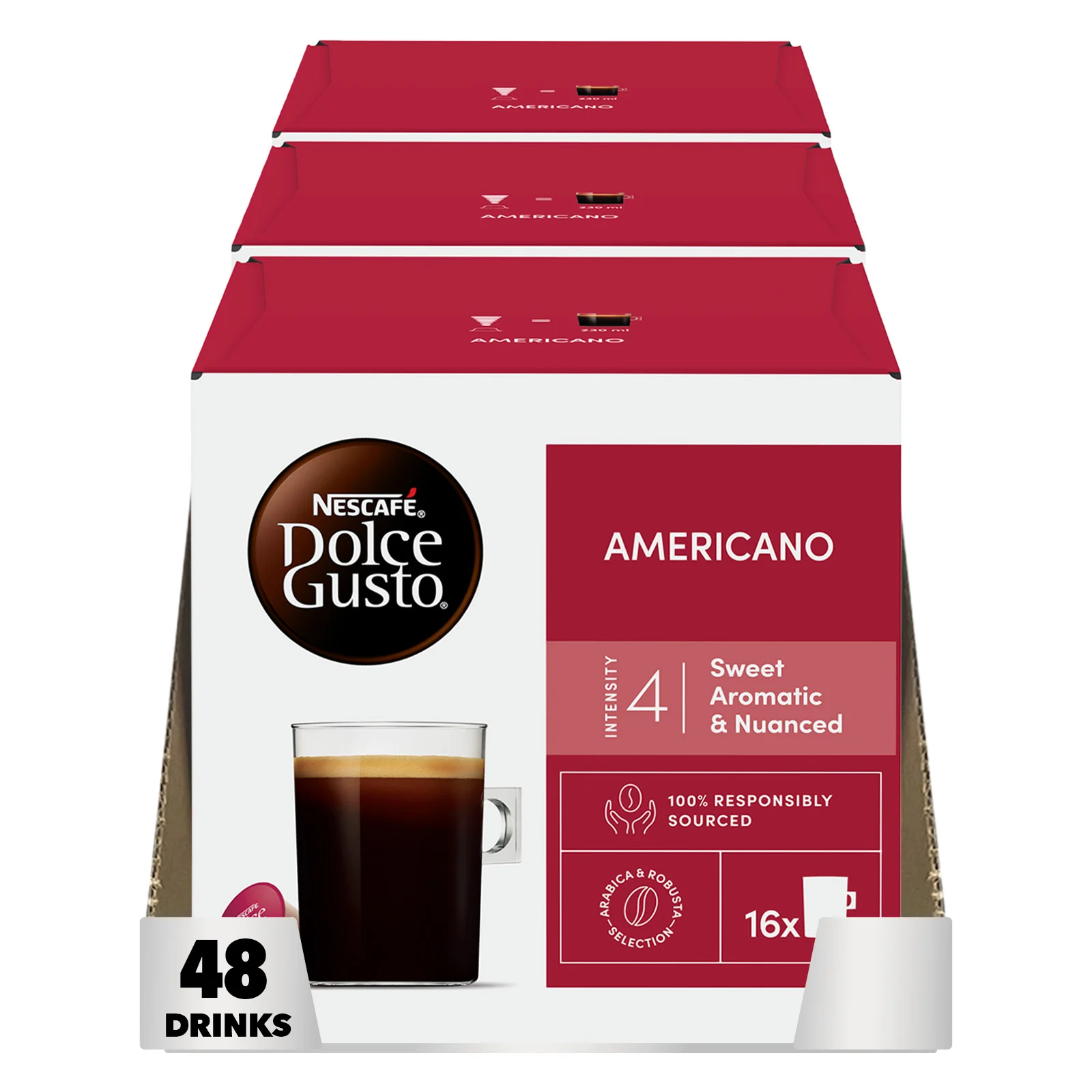 Nescafé Dolce Gusto Americano Coffee Pods - Case - Image 3