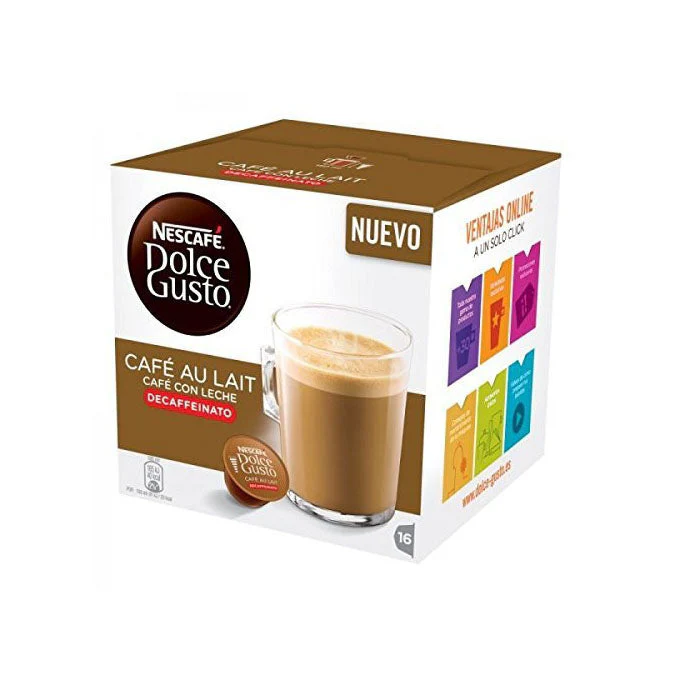Nescafé Dolce Gusto Cafe Au Lait Decaf Coffee Pods - Case - Image 3