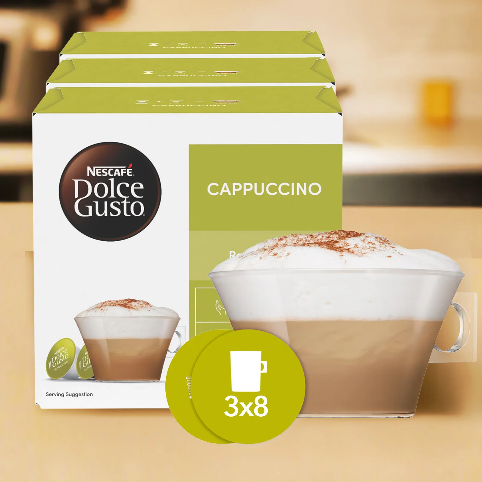 Nescafé Dolce Gusto Cappuccino Coffee Pods - Case - Image 3