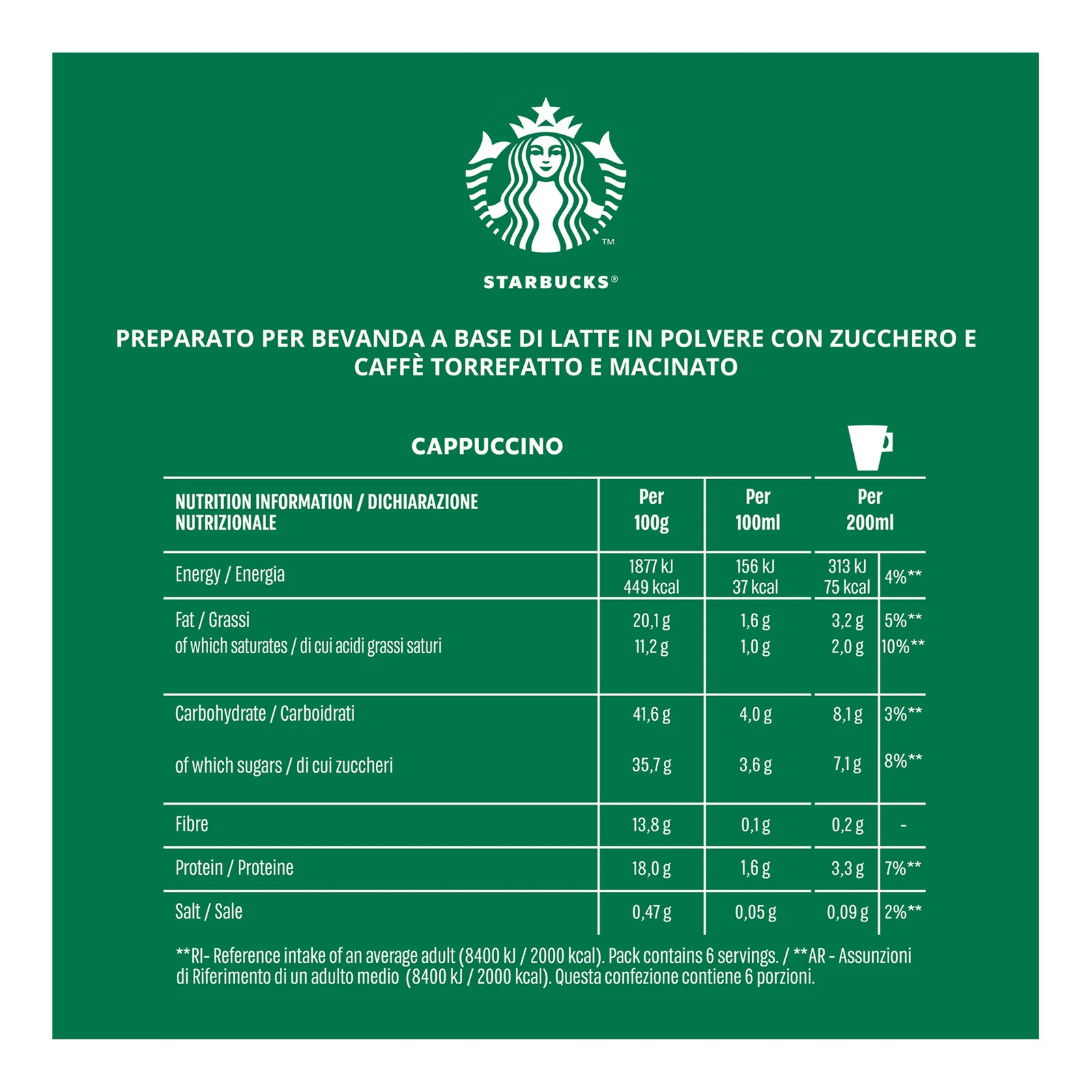 Dolce Gusto Starbucks Cappuccino Coffee Pods - Image 6