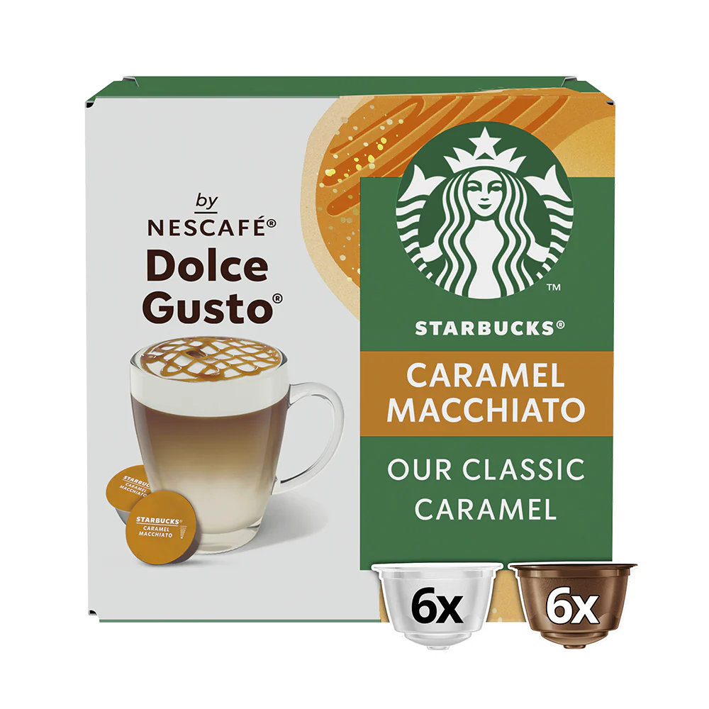 Nescafé Dolce Gusto Starbucks Latte Caramel Coffee Pods - Case - Image 2