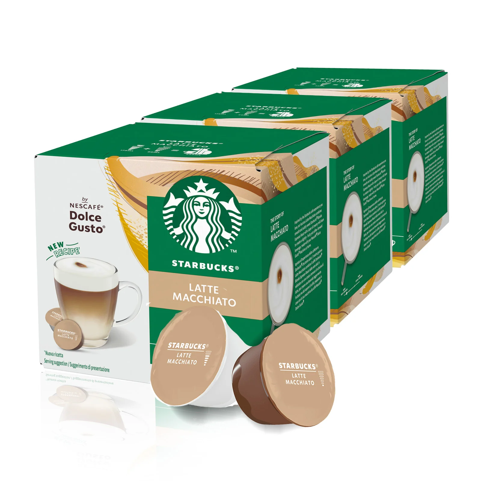 Nescafé Dolce Gusto Starbucks Latte Macchiato Coffee Pods - Case - Image 3