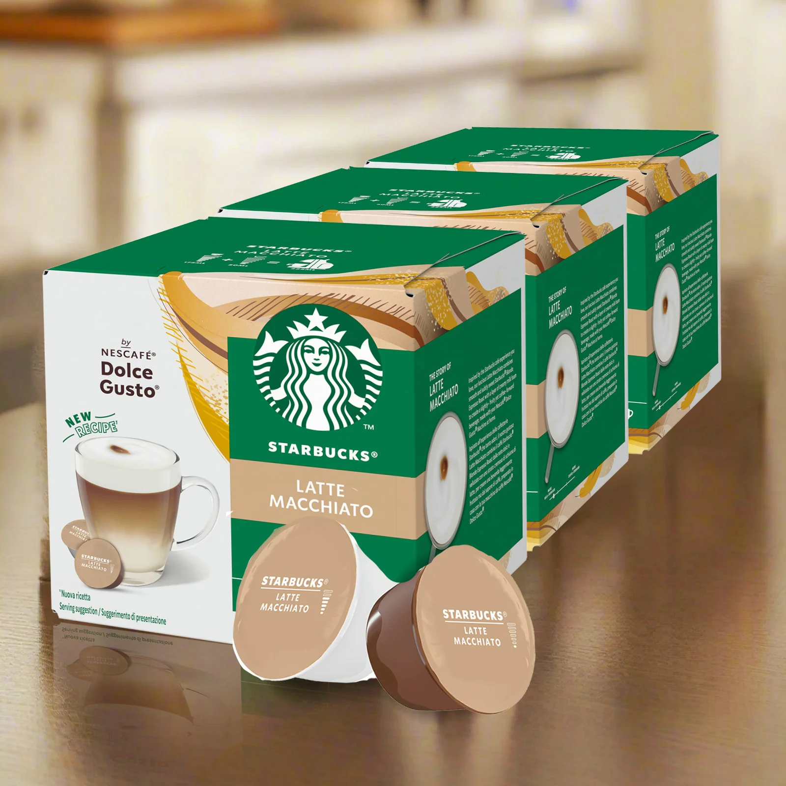 Nescafé Dolce Gusto Starbucks Latte Macchiato Coffee Pods - Case - Image 4