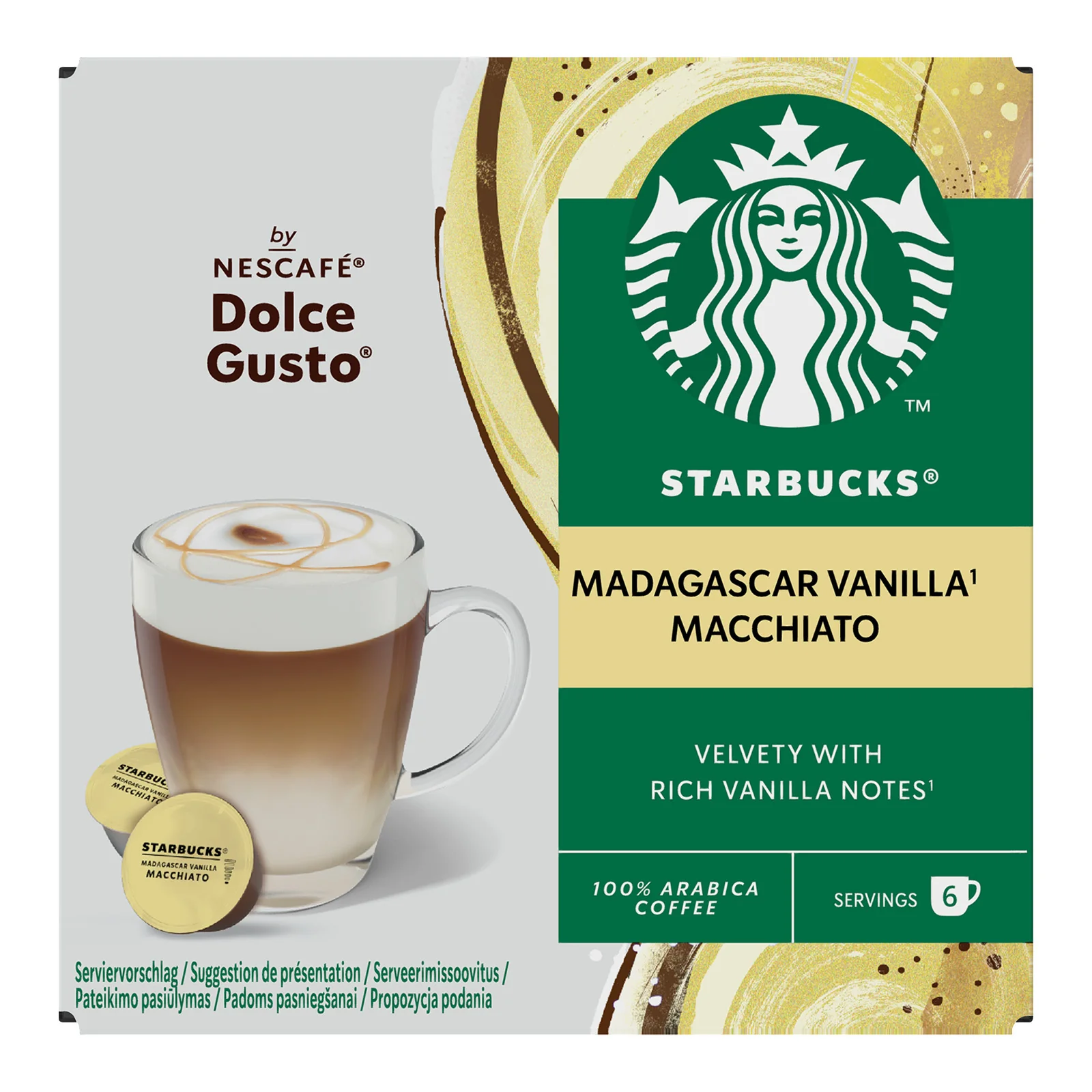 Nescafé Dolce Gusto Starbucks Vanilla Macchiato Coffee Pods - Case - Image 8