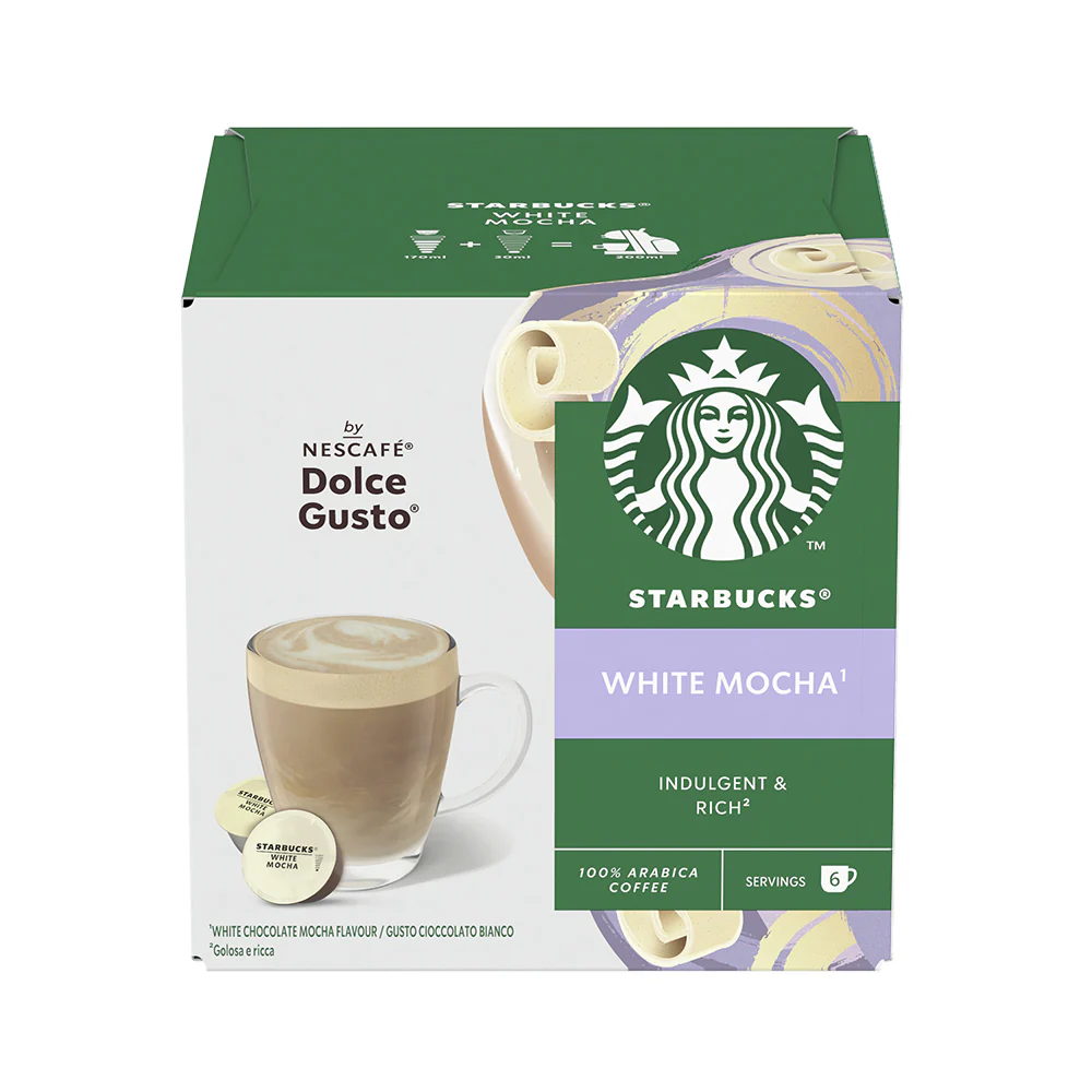 Nescafé Dolce Gusto Starbucks White Mocha Coffee Pods - Case - Image 2