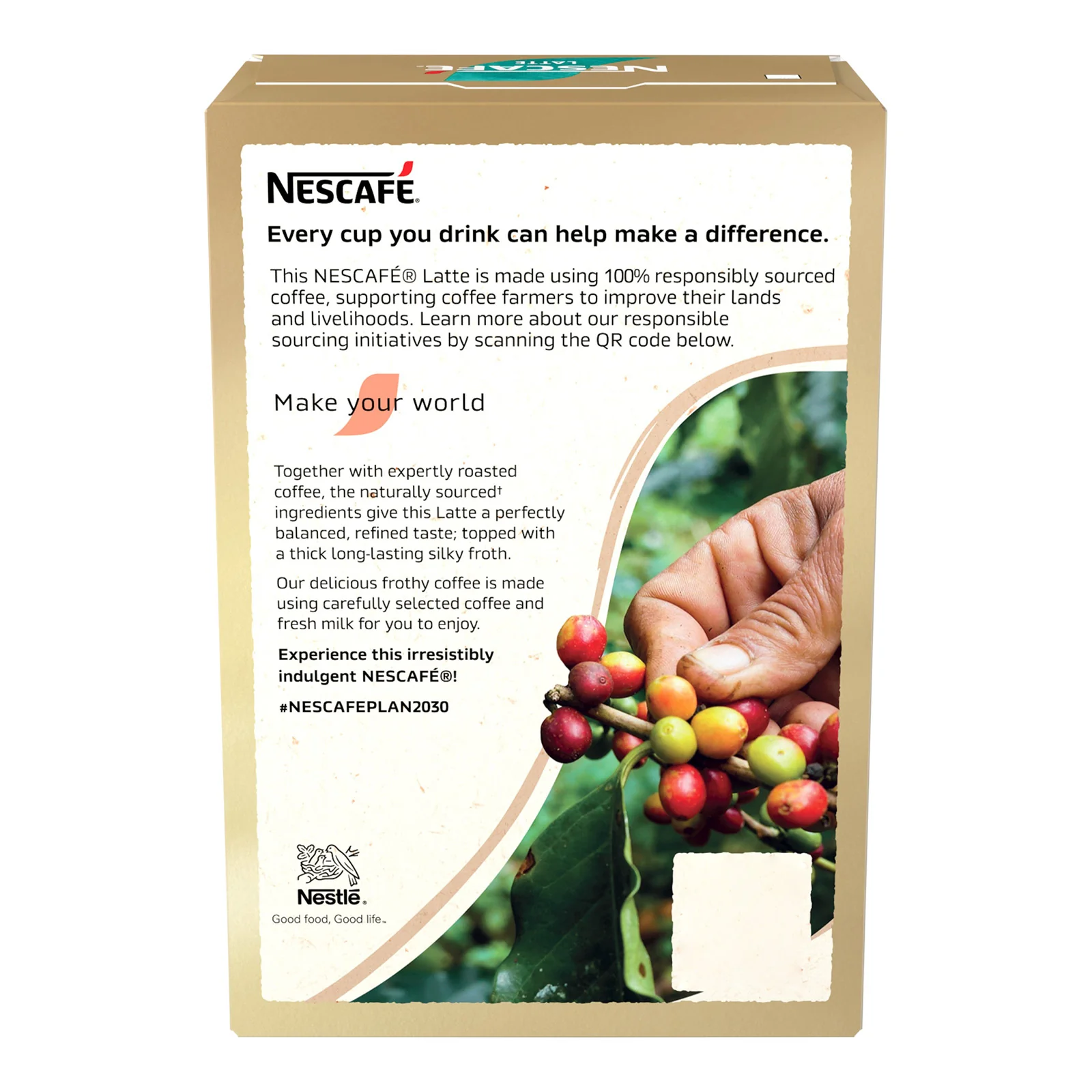 Nescafe Latte Instant Coffee 7 Sachet Pack - Image 3
