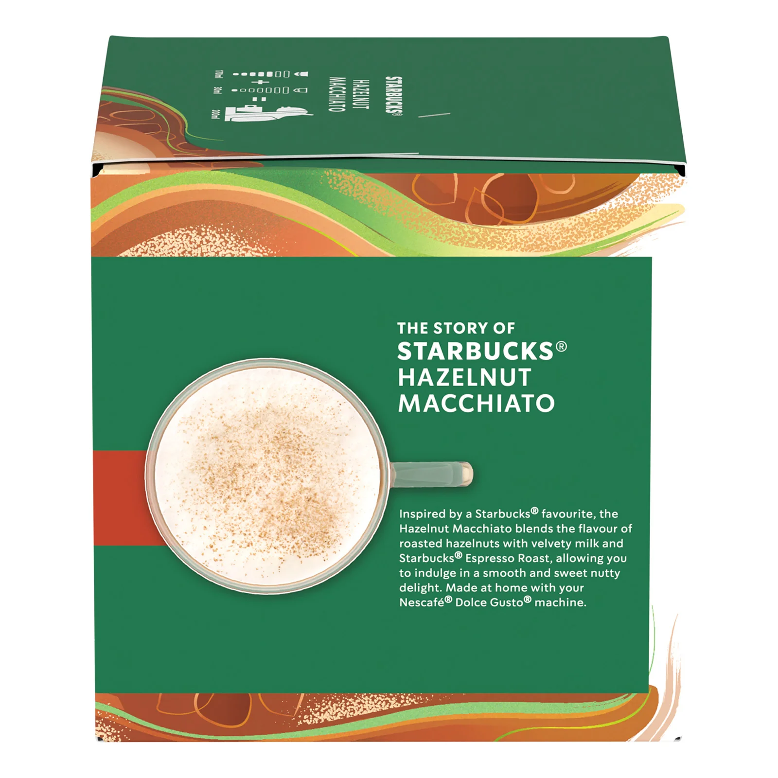 Starbucks Dolce Gusto Hazelnut Latte Macchiato Coffee Pods - Image 6