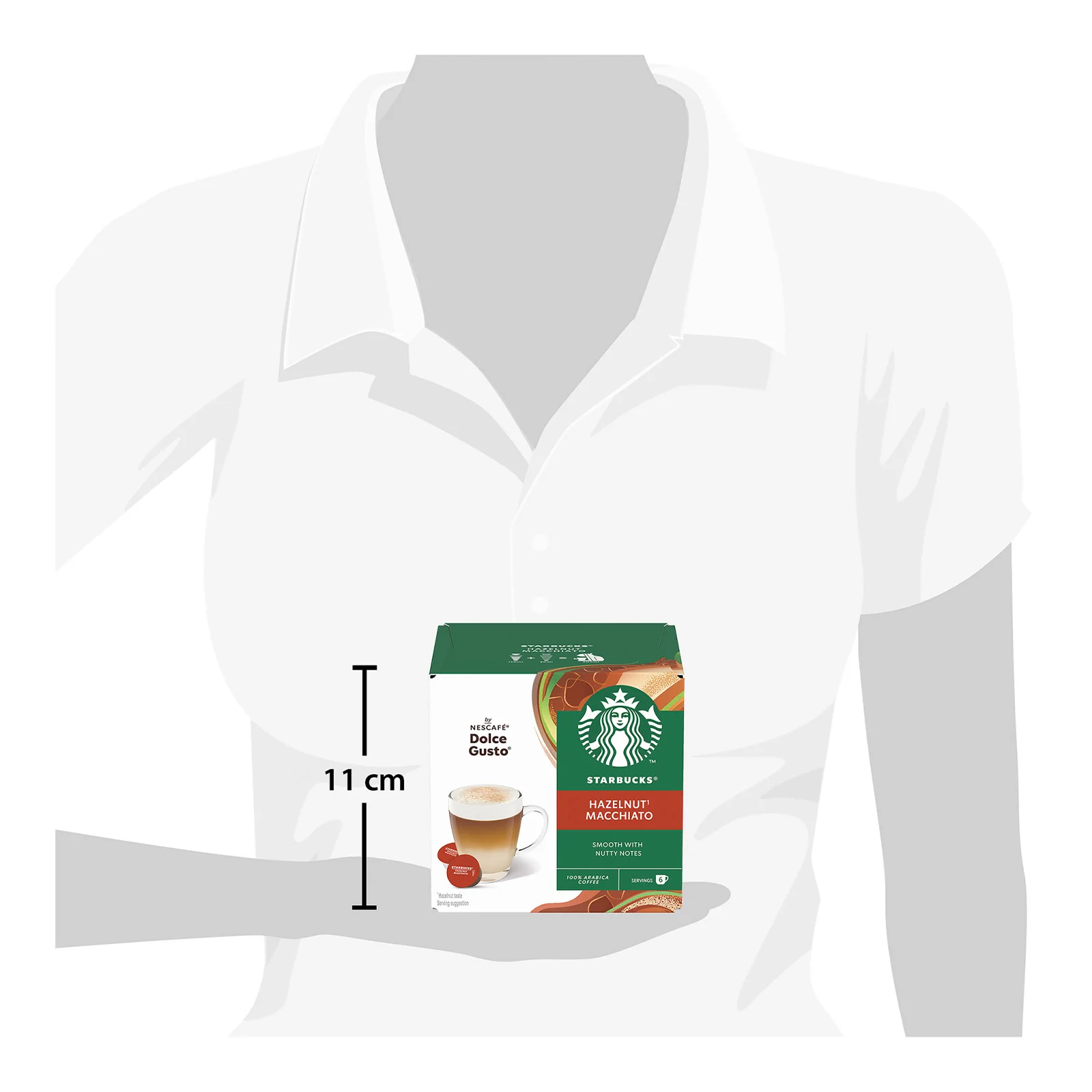 Starbucks Dolce Gusto Hazelnut Latte Macchiato Coffee Pods - Image 8