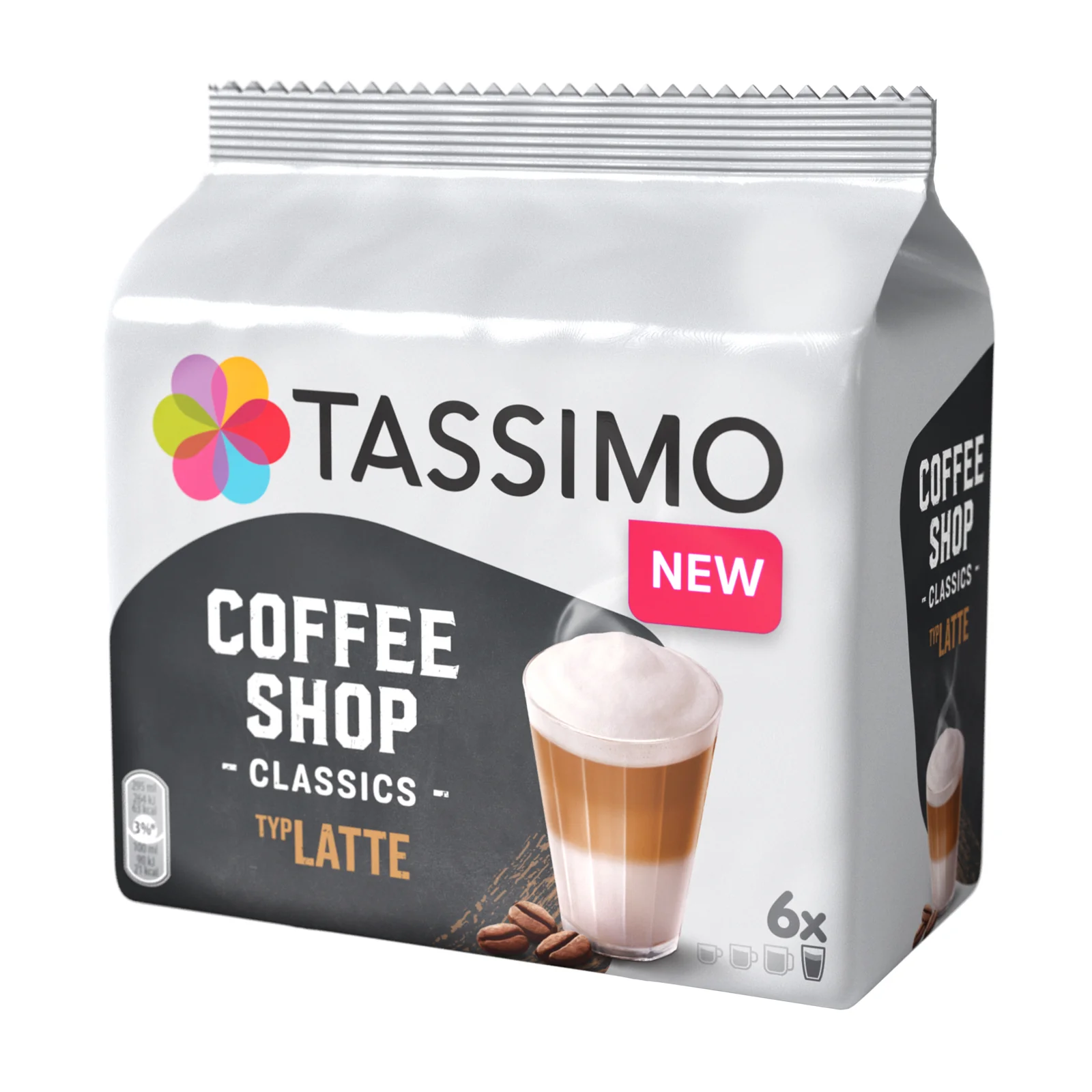 Tassimo Coffee Shop Classics Latte Coffee Pods - Image 2