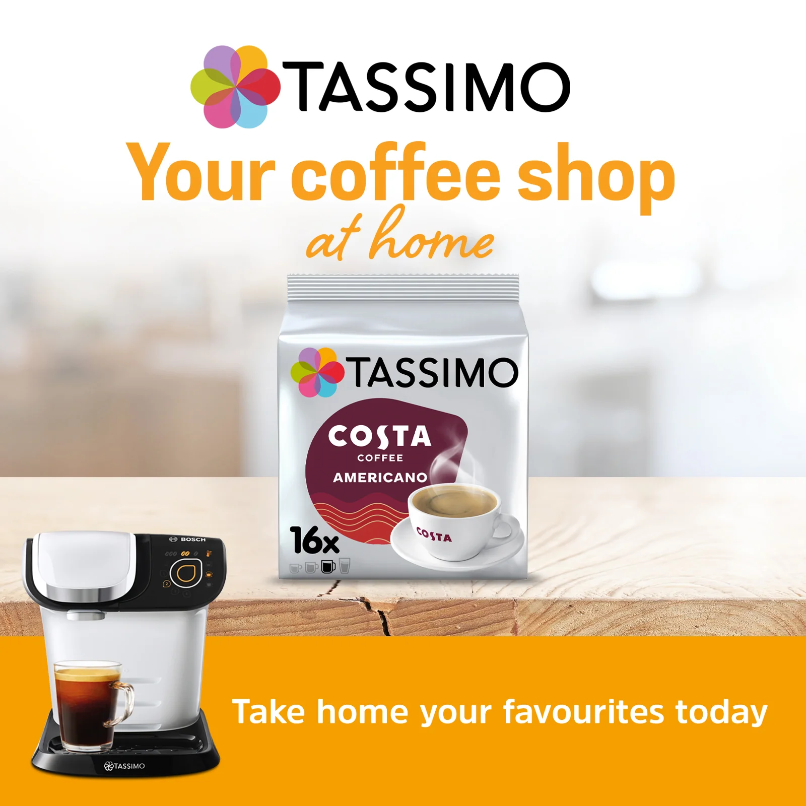 Tassimo Costa Americano Coffee Pods - Image 4