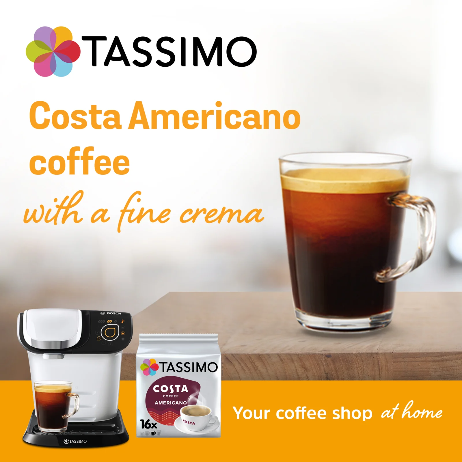 Tassimo Costa Americano Coffee Pods - Image 5
