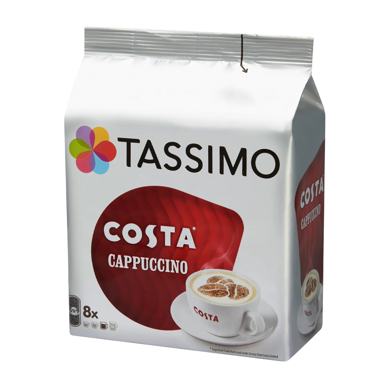 Tassimo Costa Cappuccino Coffee Pods - Image 3