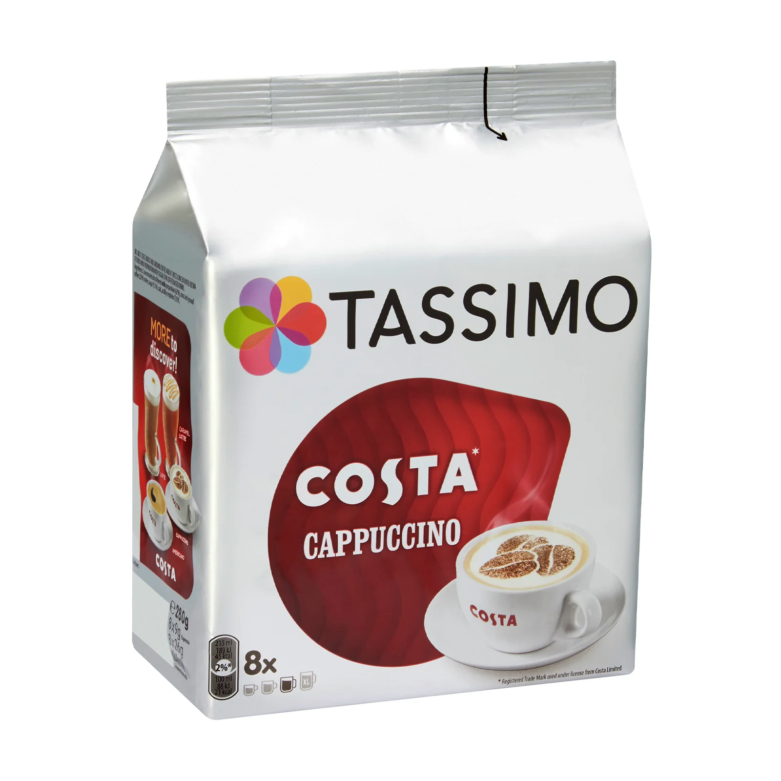 Tassimo Costa Cappuccino Coffee Pods - Image 4