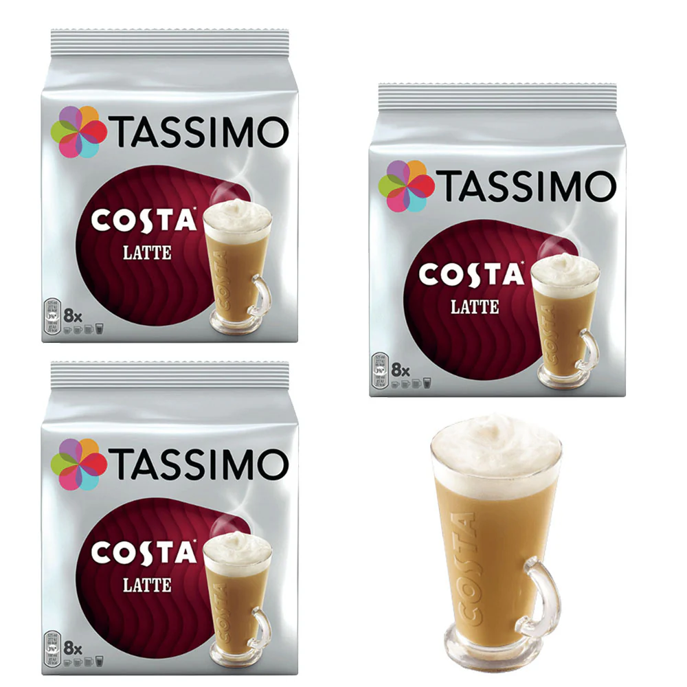 Tassimo Costa Latte Coffee Pods - Image 6