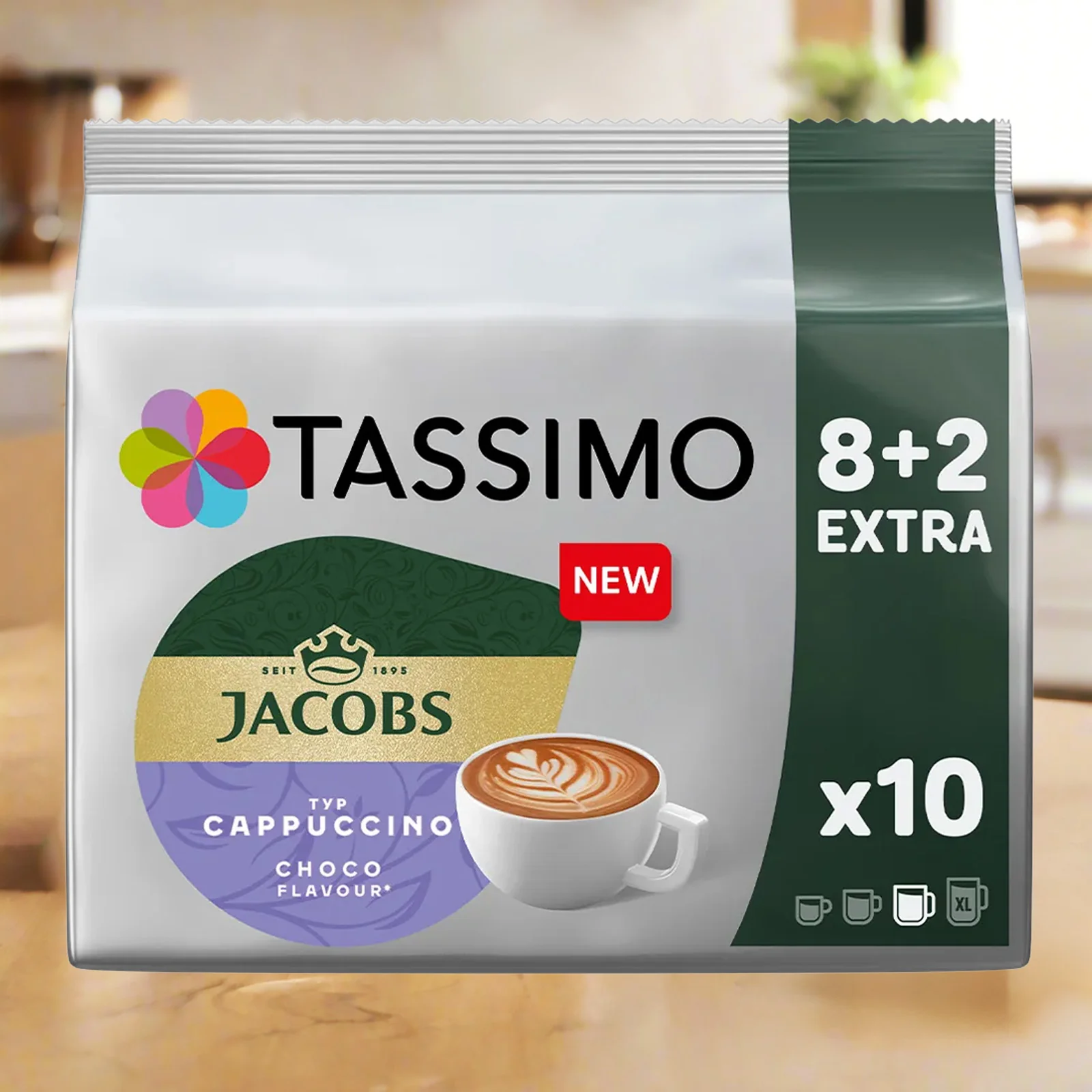 Tassimo Jacobs Cappuccino Choco Coffee Pods - Image 3