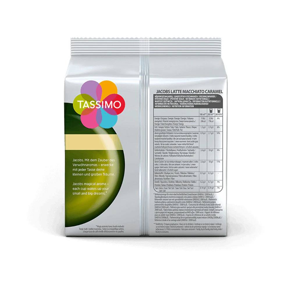 Tassimo Jacobs Caramel Latte Macchiato Coffee Pods - Image 3