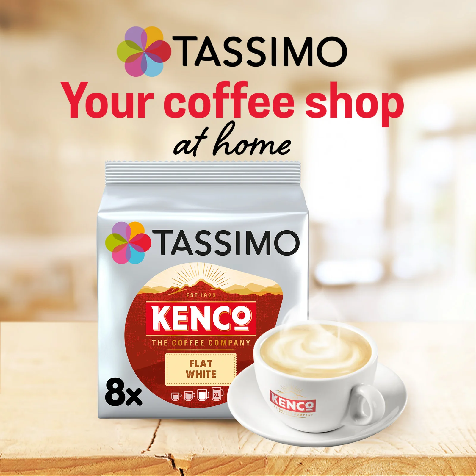 Tassimo Kenco Flat White Coffee Pods - Image 3