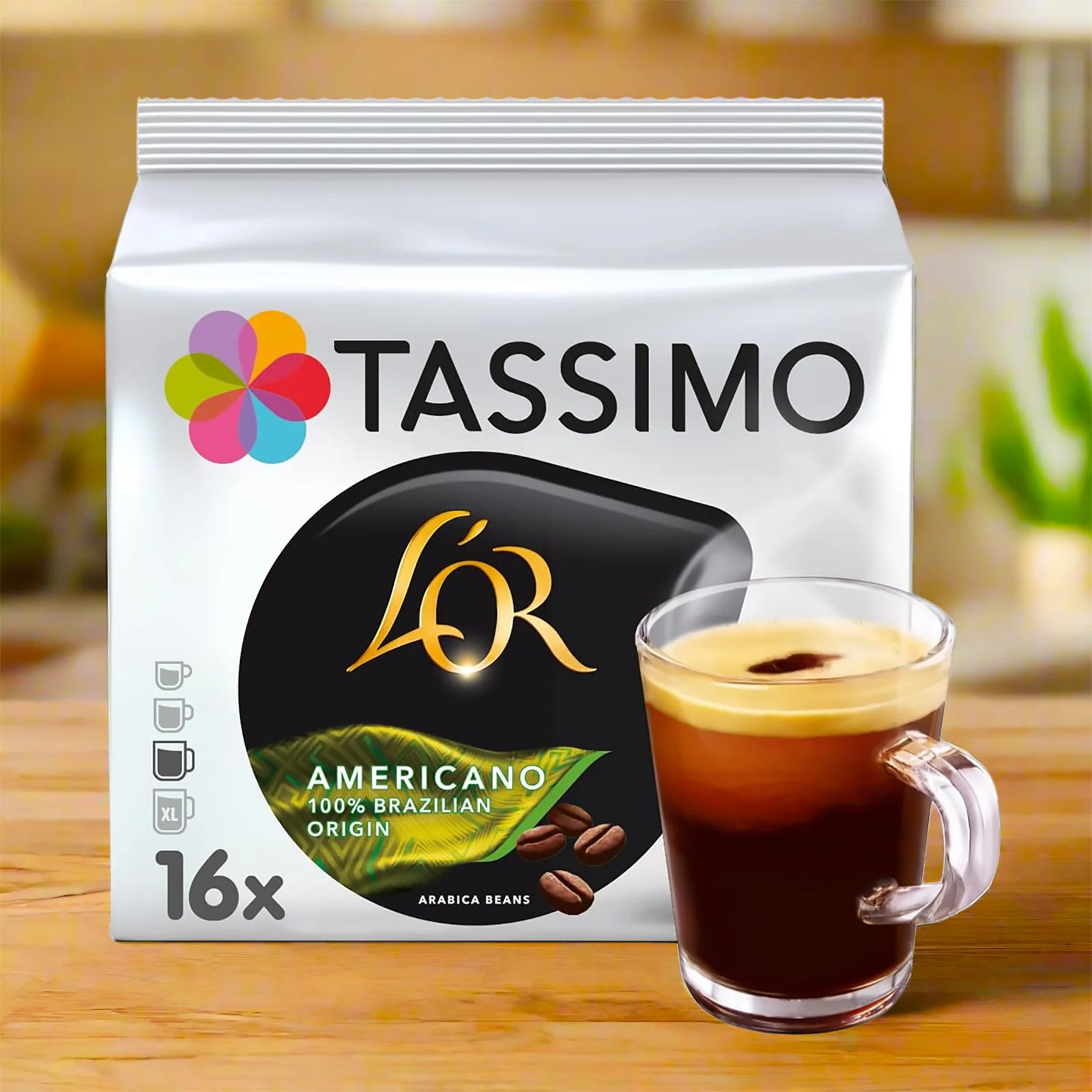 Tassimo L'OR Americano Brazilian Origin Coffee Pods - Image 3